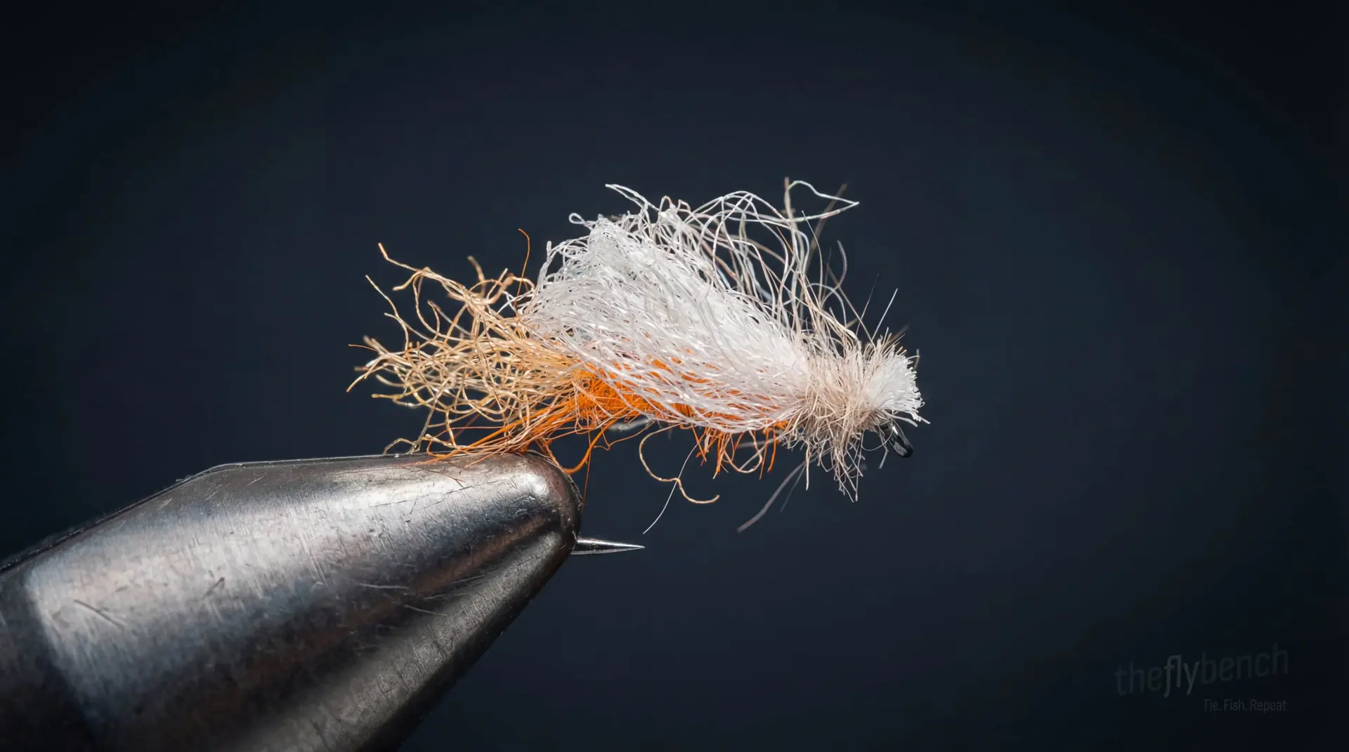 Amber Iris Caddis fly pattern - imitates Caddis tied for Trout