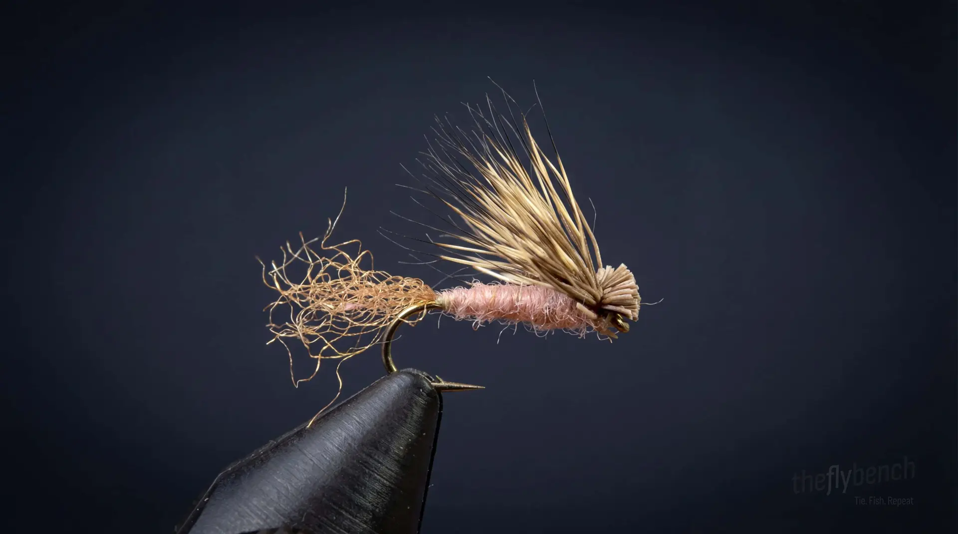 Bighorn CDC X Caddis fly pattern - imitates Caddis Pupae tied for Trout