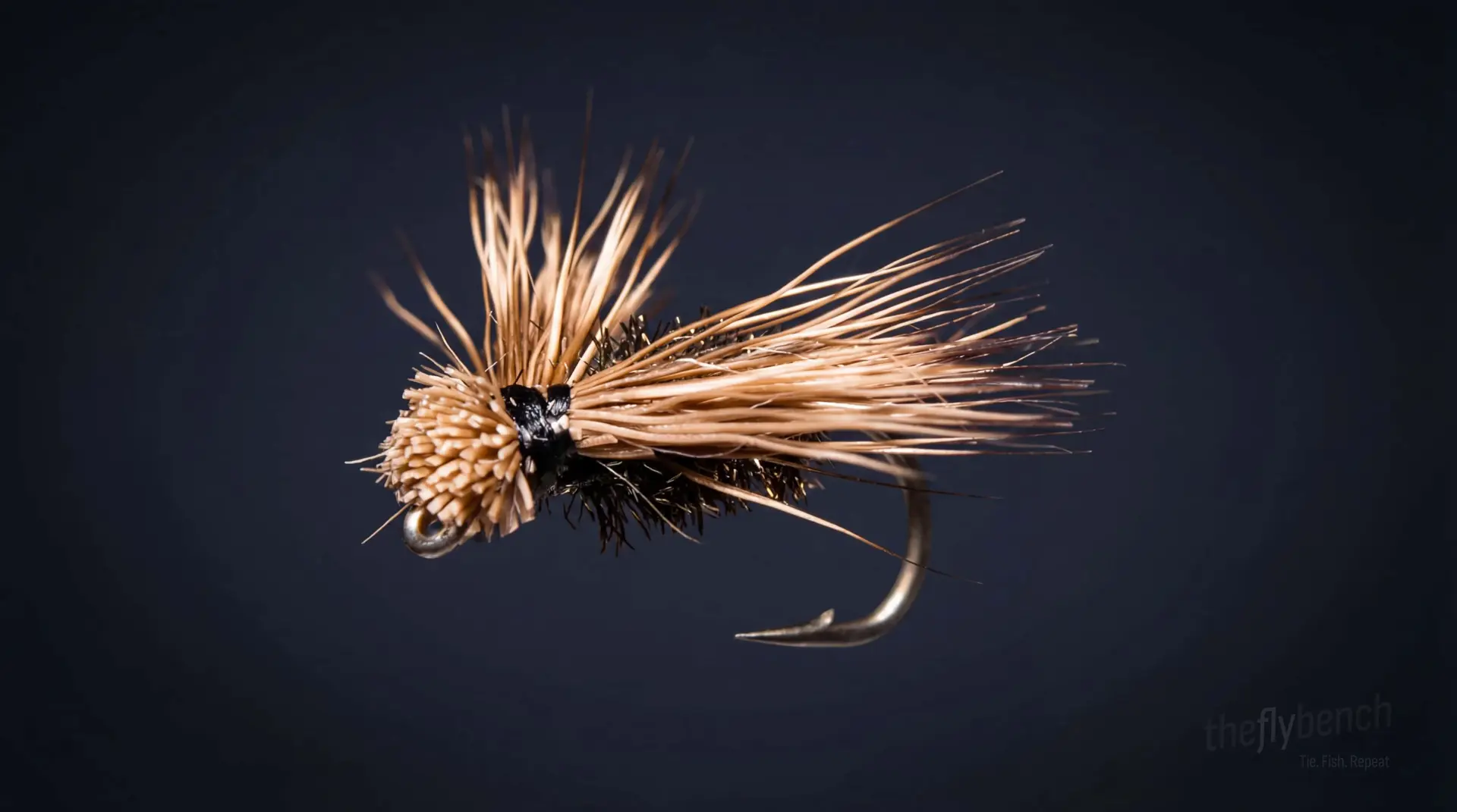 BPS Spent Caddis fly pattern - imitates Caddis tied for Trout