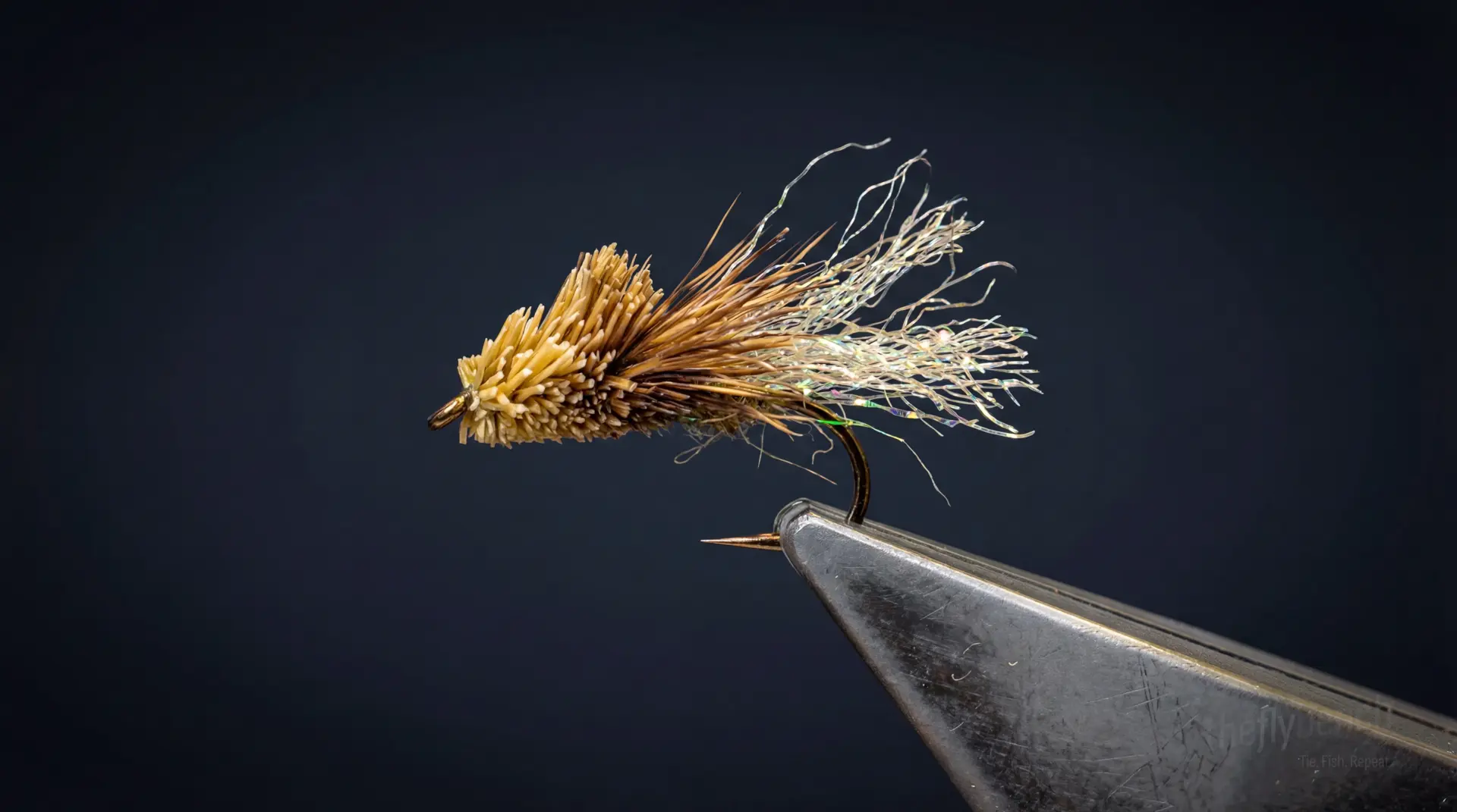 C-13 (Cicada-13) fly pattern - imitates Mayflies, Caddis tied for Trout