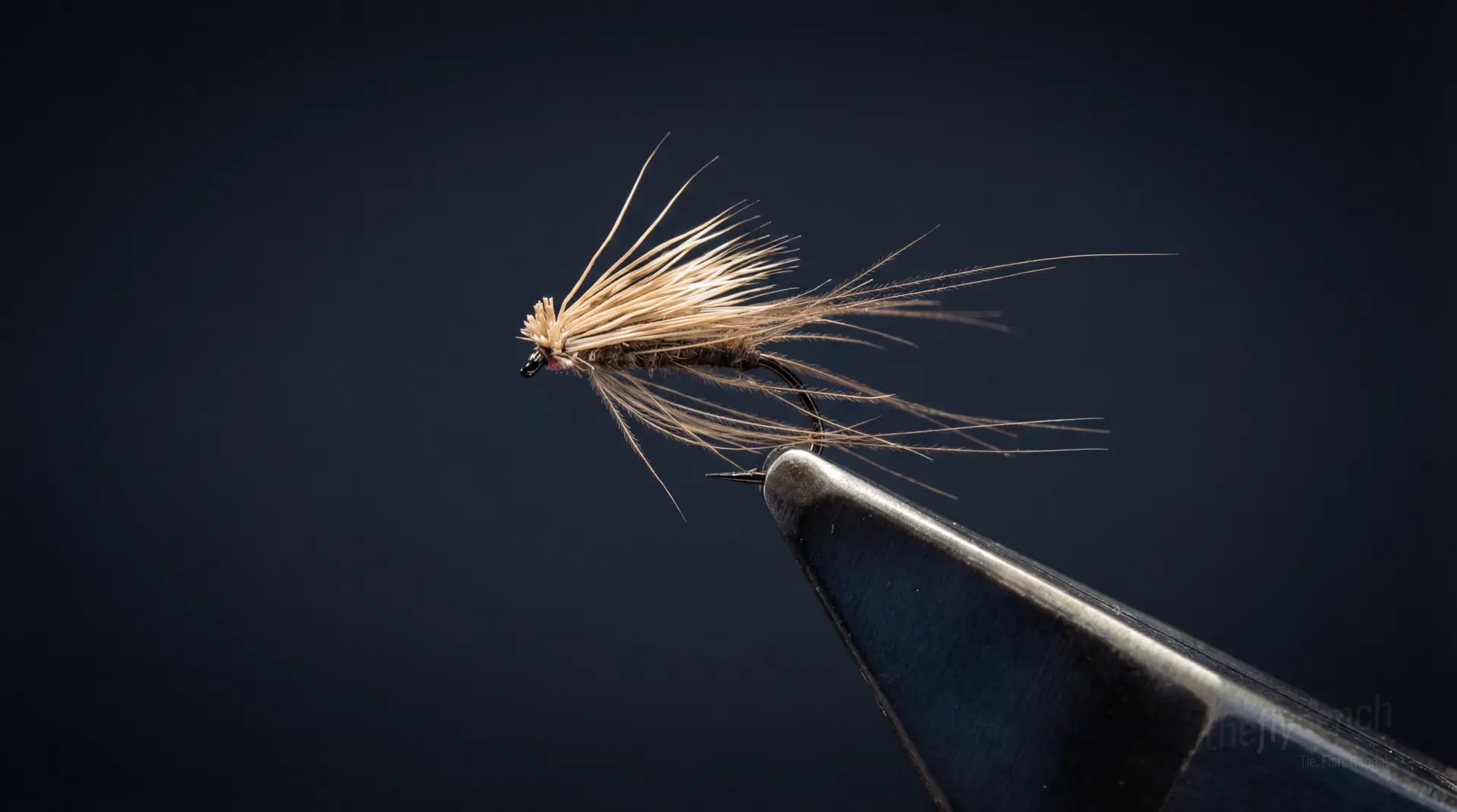 CDC&Elk fly pattern - imitates Caddis, Mayflies tied for Trout