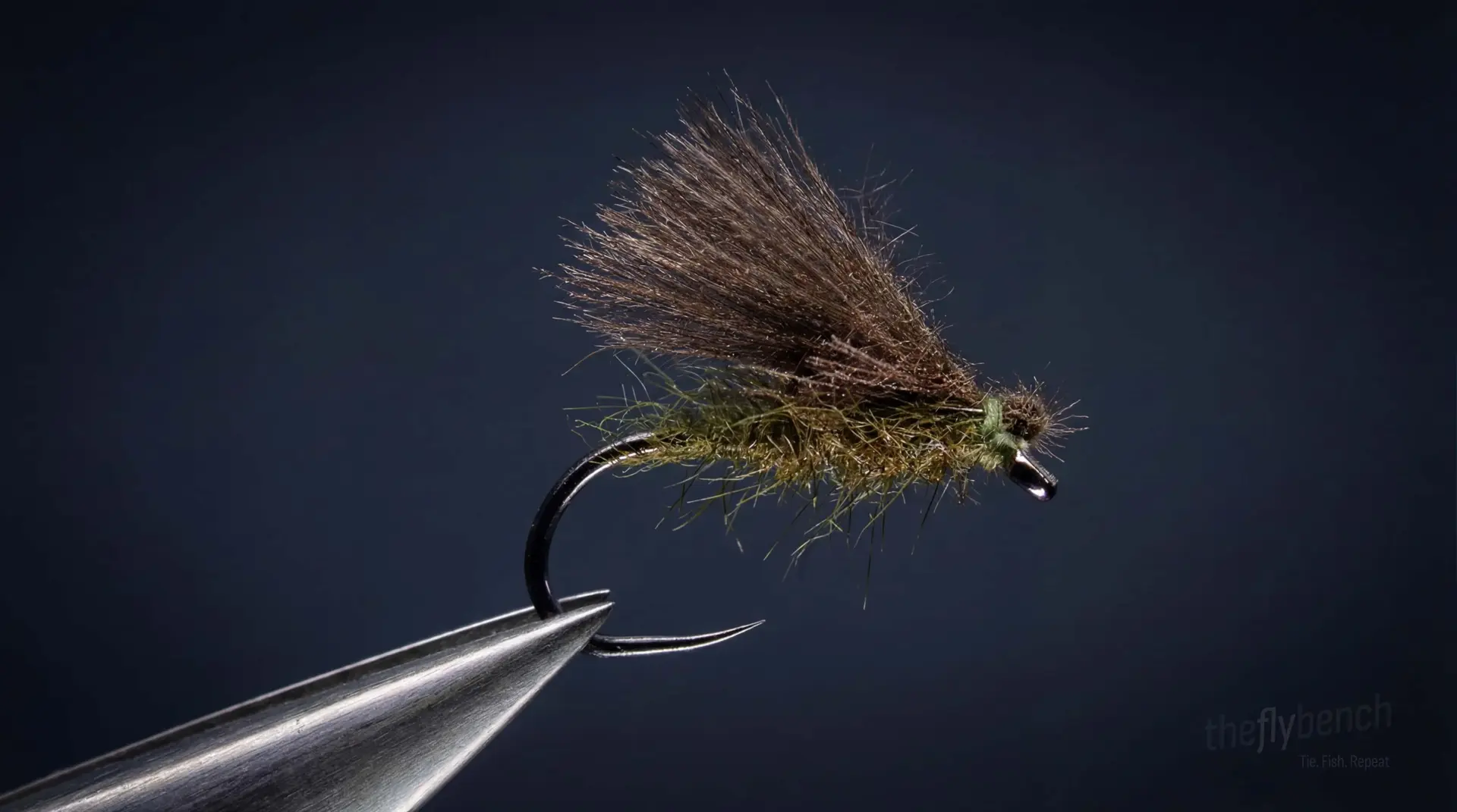 CDC Caddis fly pattern - imitates Caddis tied for Trout