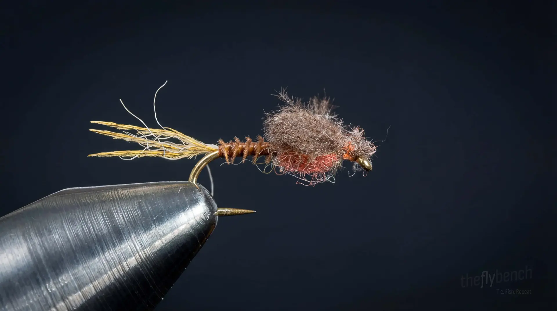 CDC Captive Dun fly pattern - imitates Mayflies tied for Trout