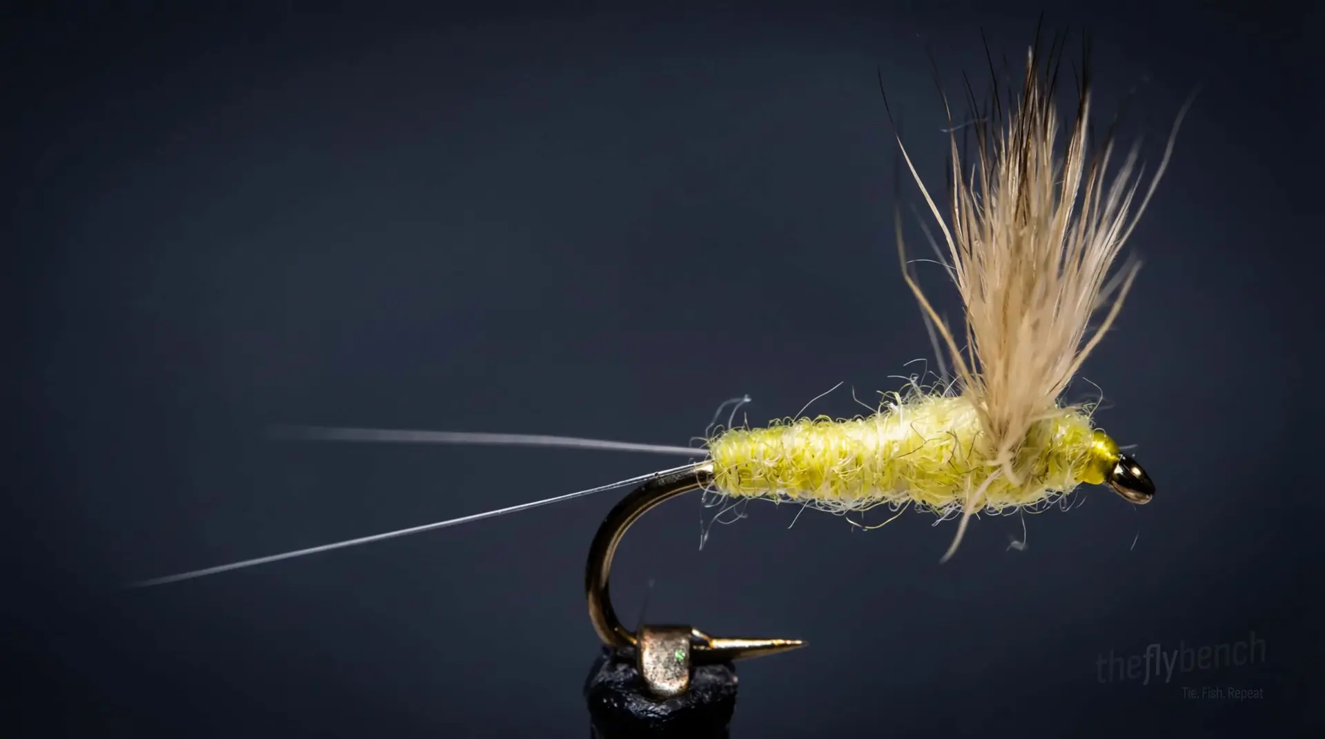 Comparadun fly pattern - imitates Mayflies tied for Trout