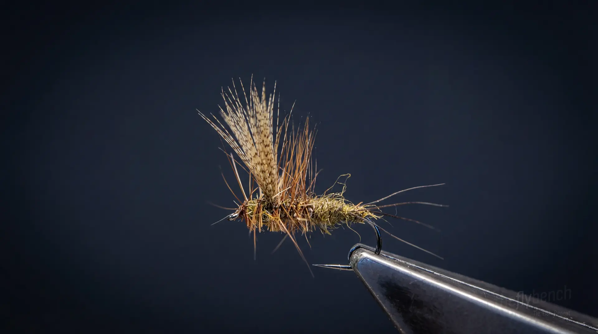 Dark Kyl fly pattern - imitates Mayflies, Caddis tied for Trout