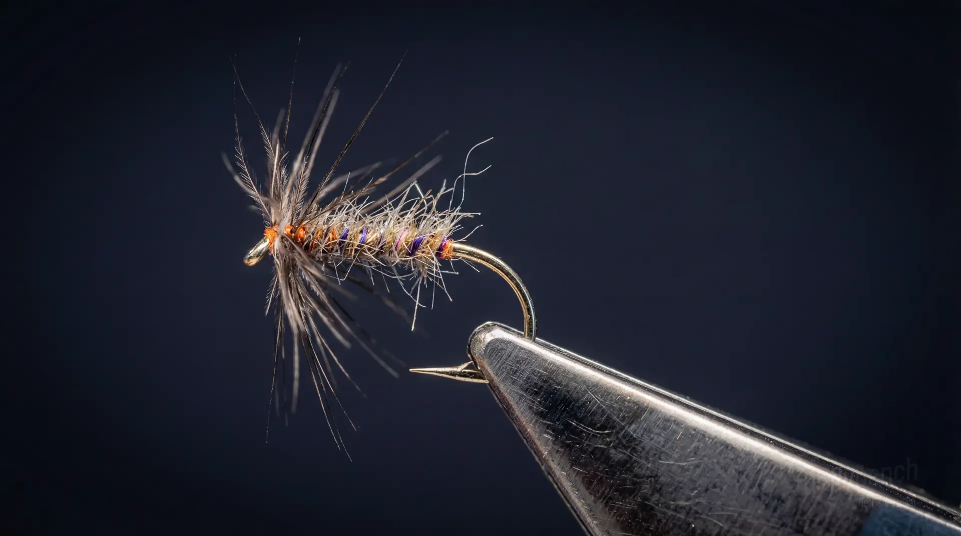 Dark Watchet fly pattern - imitates Mayflies, Caddis tied for Trout