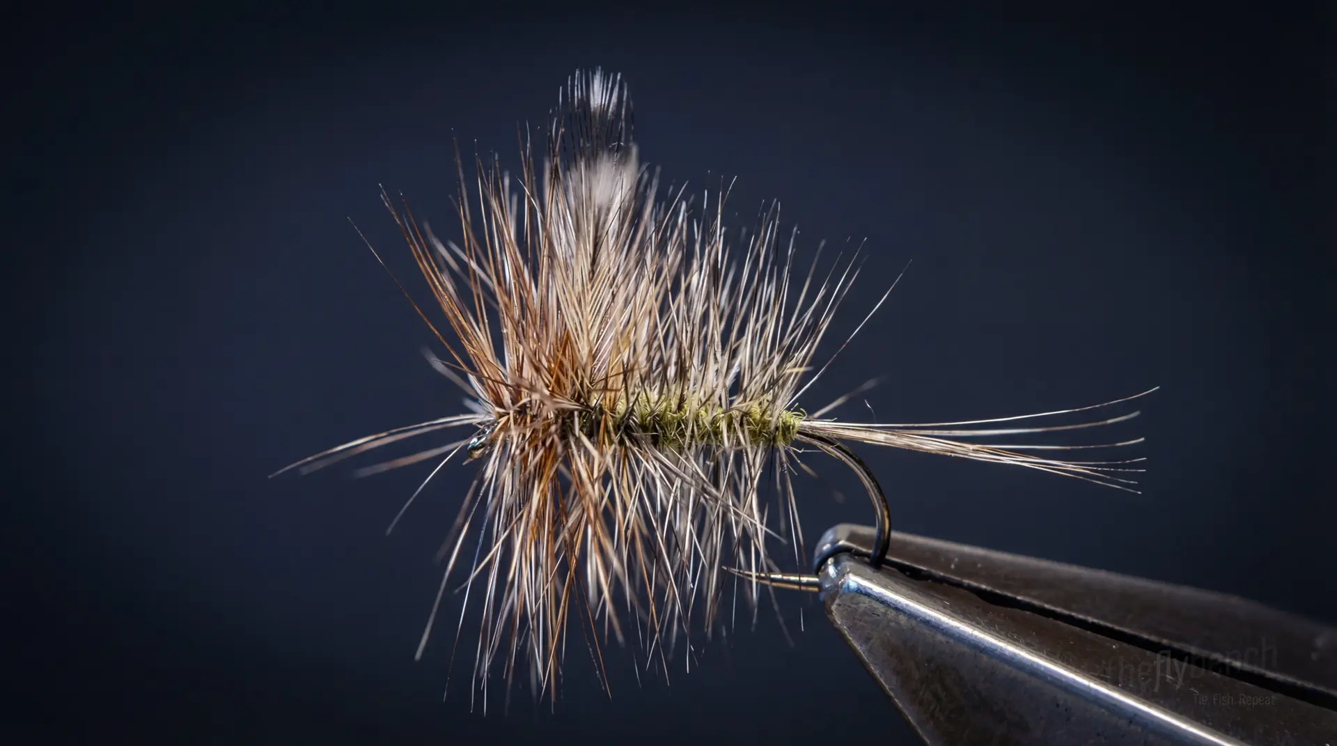 Delaware Adams fly pattern - imitates Mayflies, Caddis tied for Trout