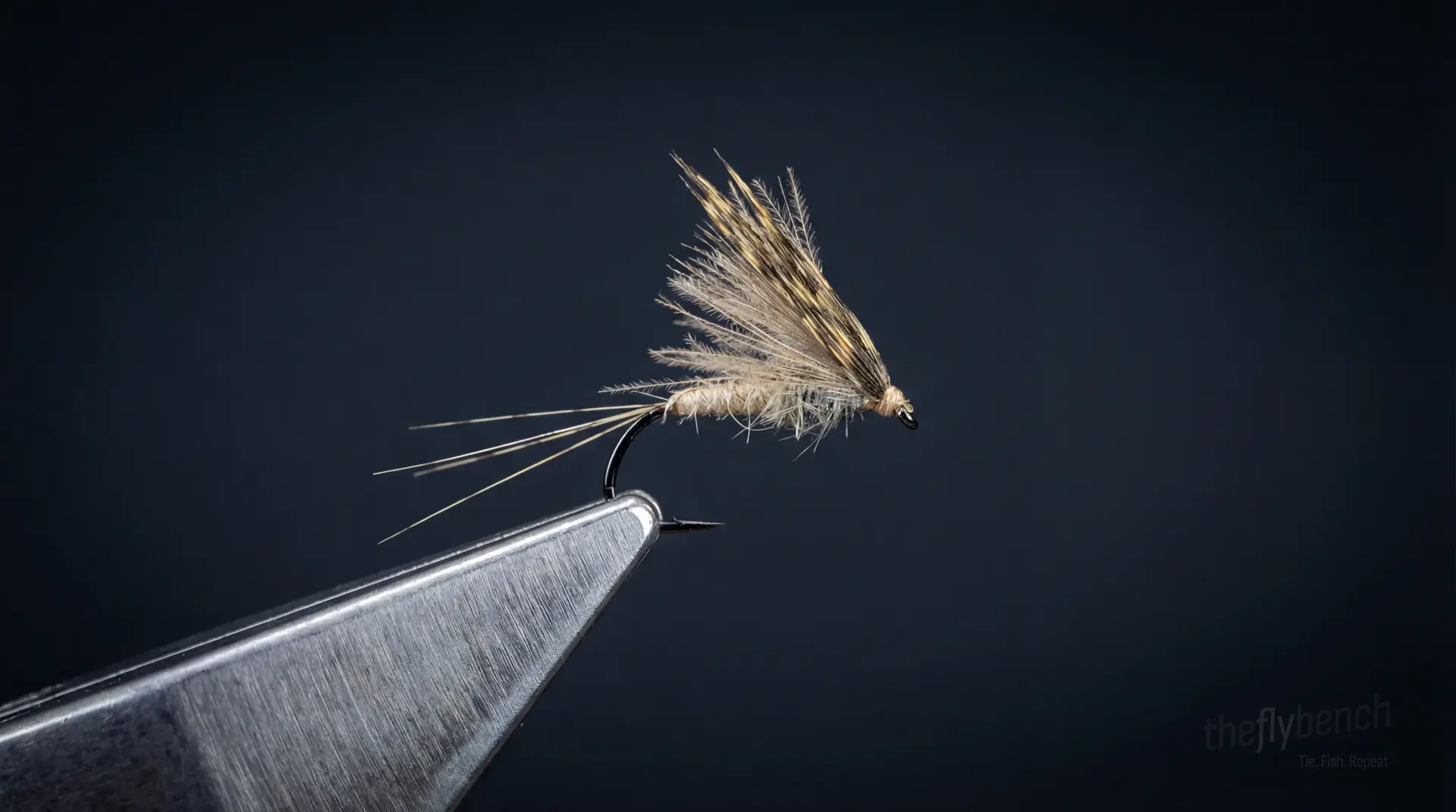 Drymerger Variant fly pattern - imitates Ants tied for Trout