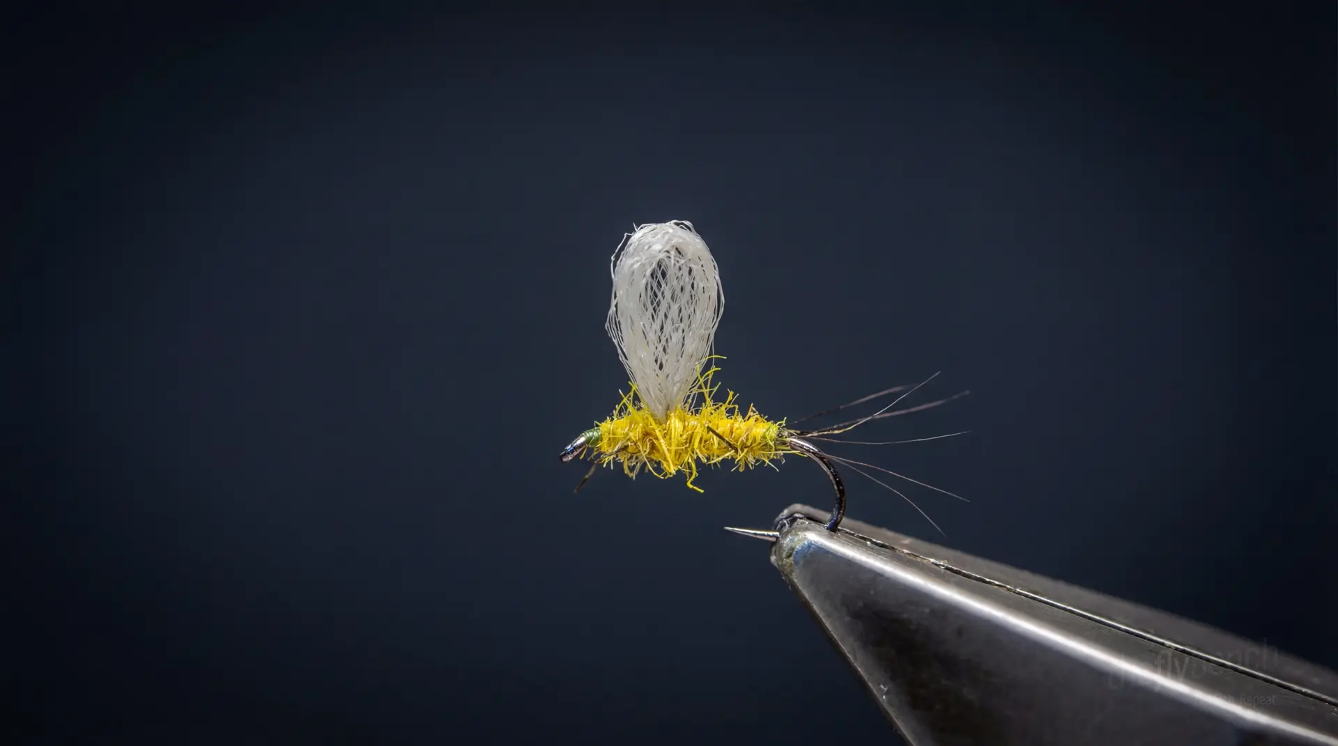 Footprint Dun fly pattern - imitates Mayflies tied for Trout