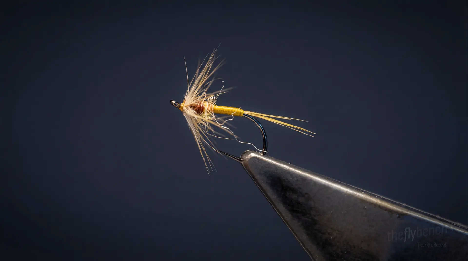 Ginger Tups fly pattern - imitates Mayflies, Caddis tied for Trout