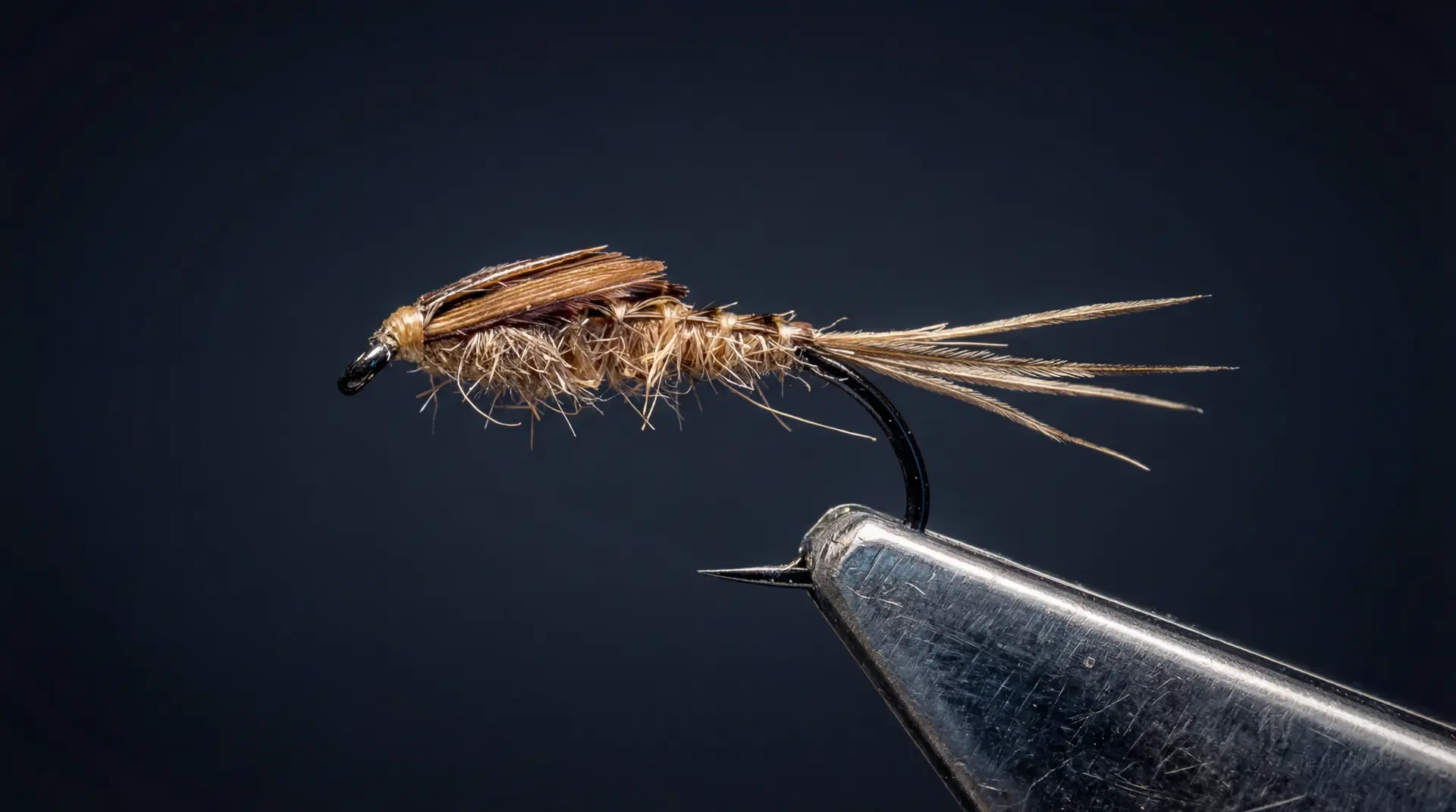 Grbica fly pattern - imitates Mayflies, Caddis tied for Trout