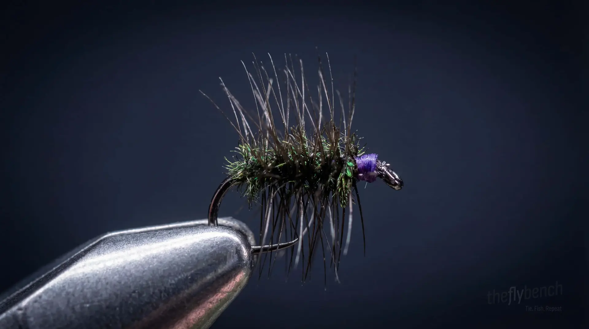 Griffith's Gnat fly pattern - imitates Midges, Small Mayflies tied for Trout