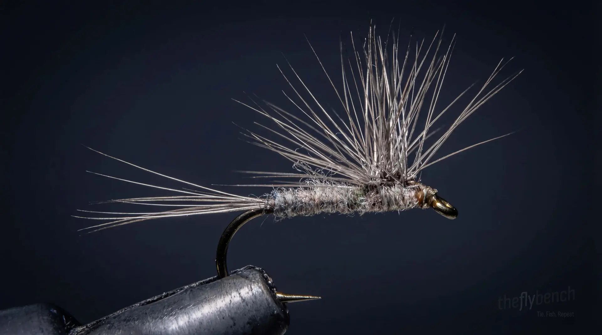 Hackle Stacker Hendrickson fly pattern - imitates Mayflies (Hendrickson) tied for Trout