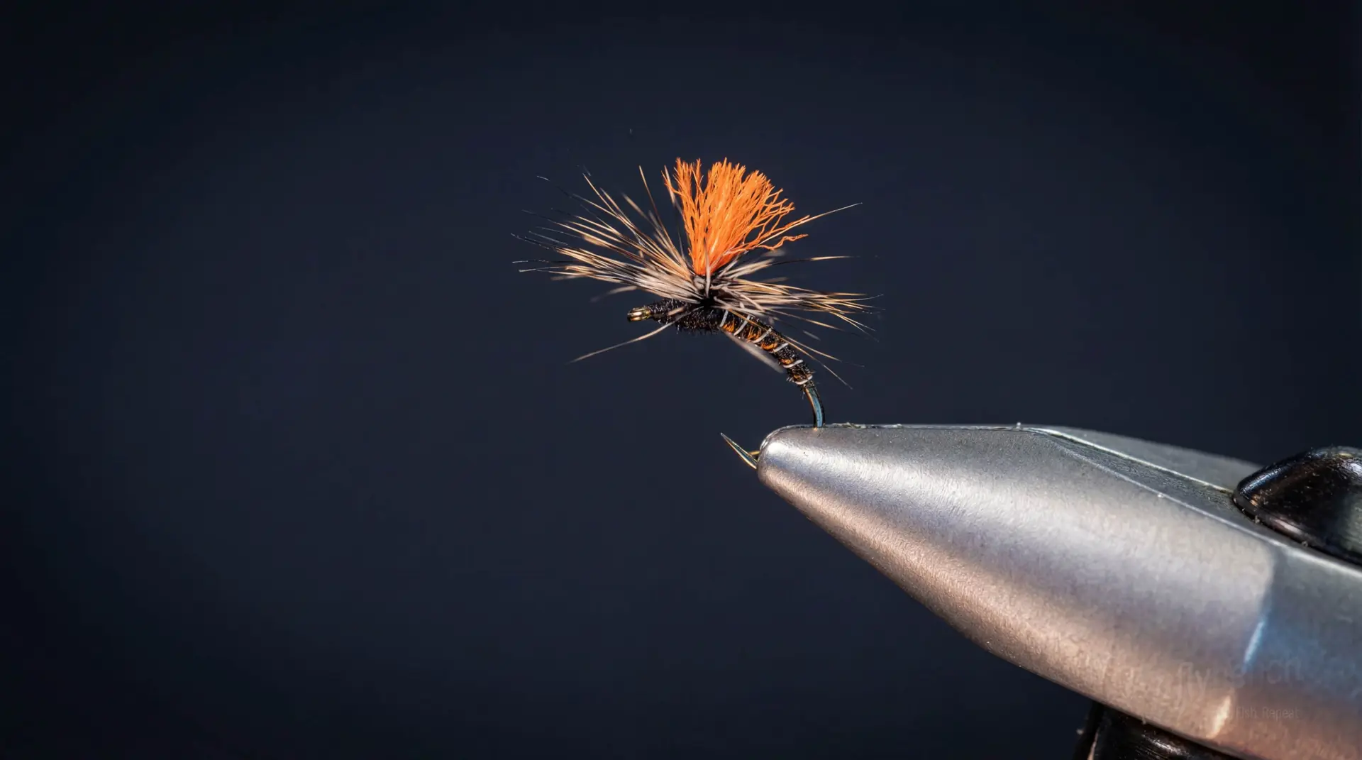 Klinkhammer fly pattern - imitates Mayfly Emergers tied for Trout