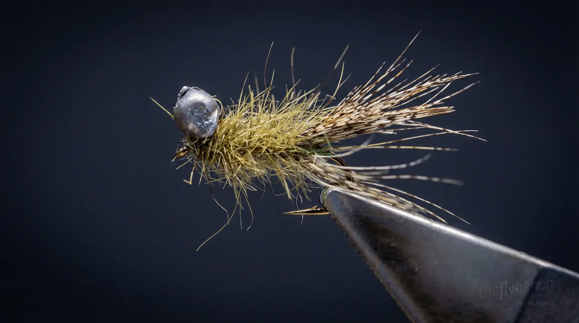 Leadhead fly pattern - imitates Mayflies, Caddis tied for Trout