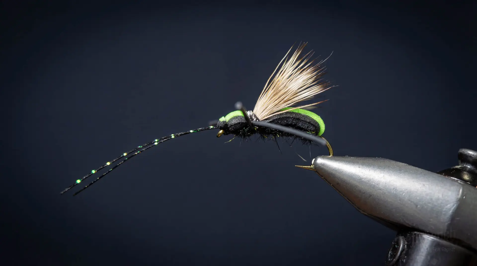 Longhorn Beetle fly pattern - imitates Beetles tied for Trout