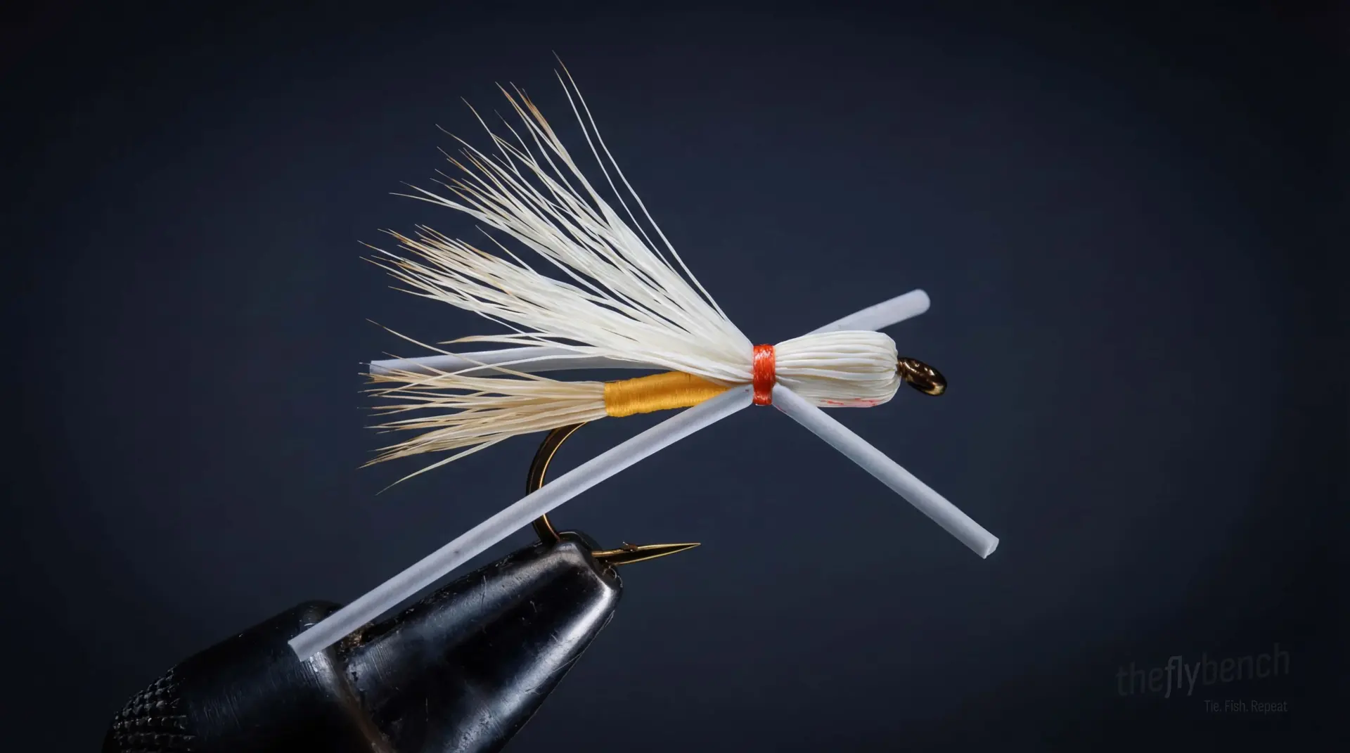 Madame X fly pattern - imitates Grasshoppers, Beetles tied for Trout