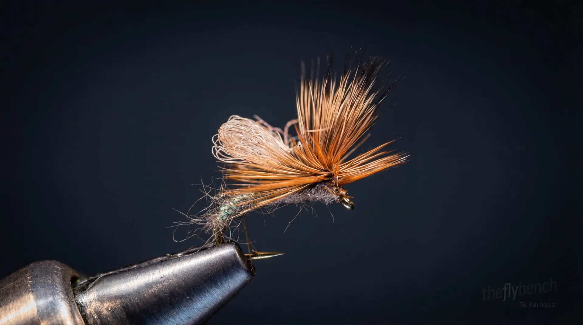MMM (Max's Mess Maker) fly pattern - imitates Caddis, Mayflies, Attractor tied for Trout