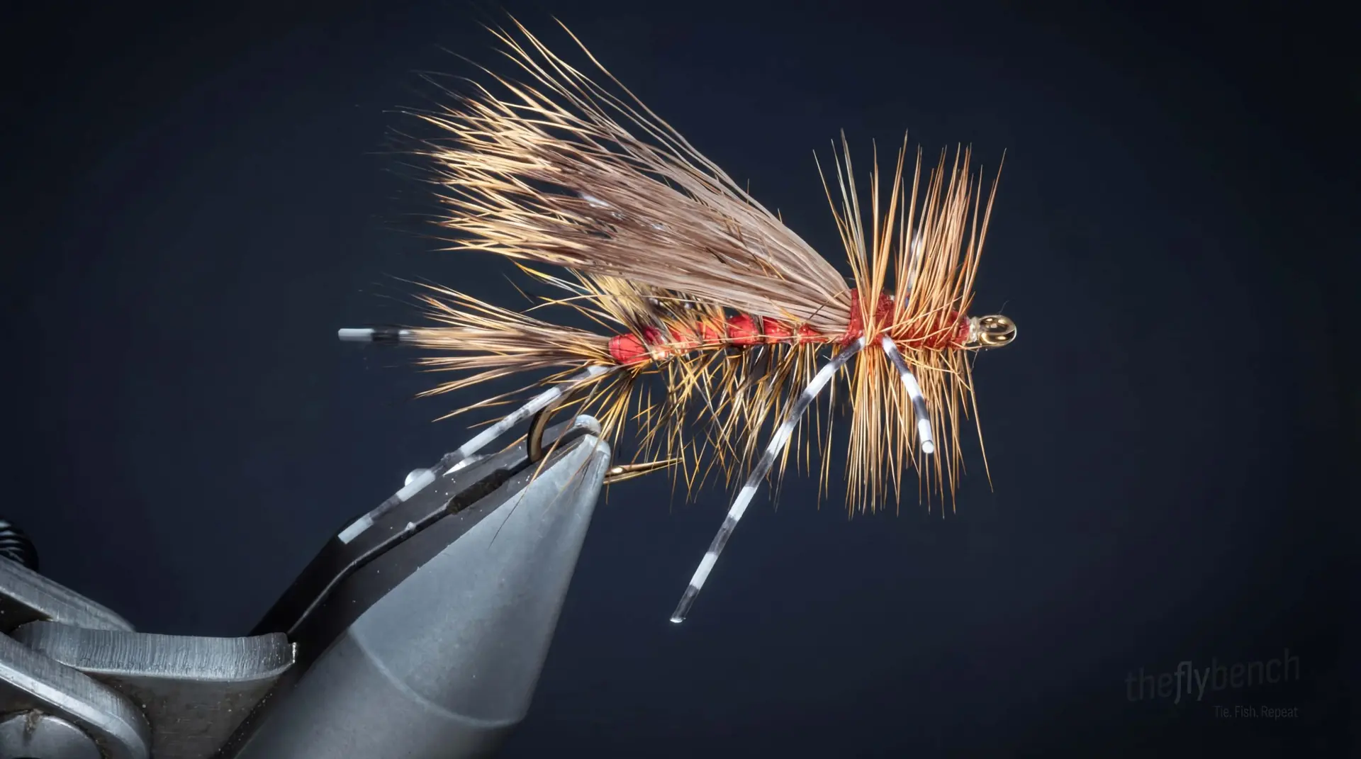 Rubberleg Stimulator fly pattern - imitates Stoneflies, Grasshoppers tied for Trout