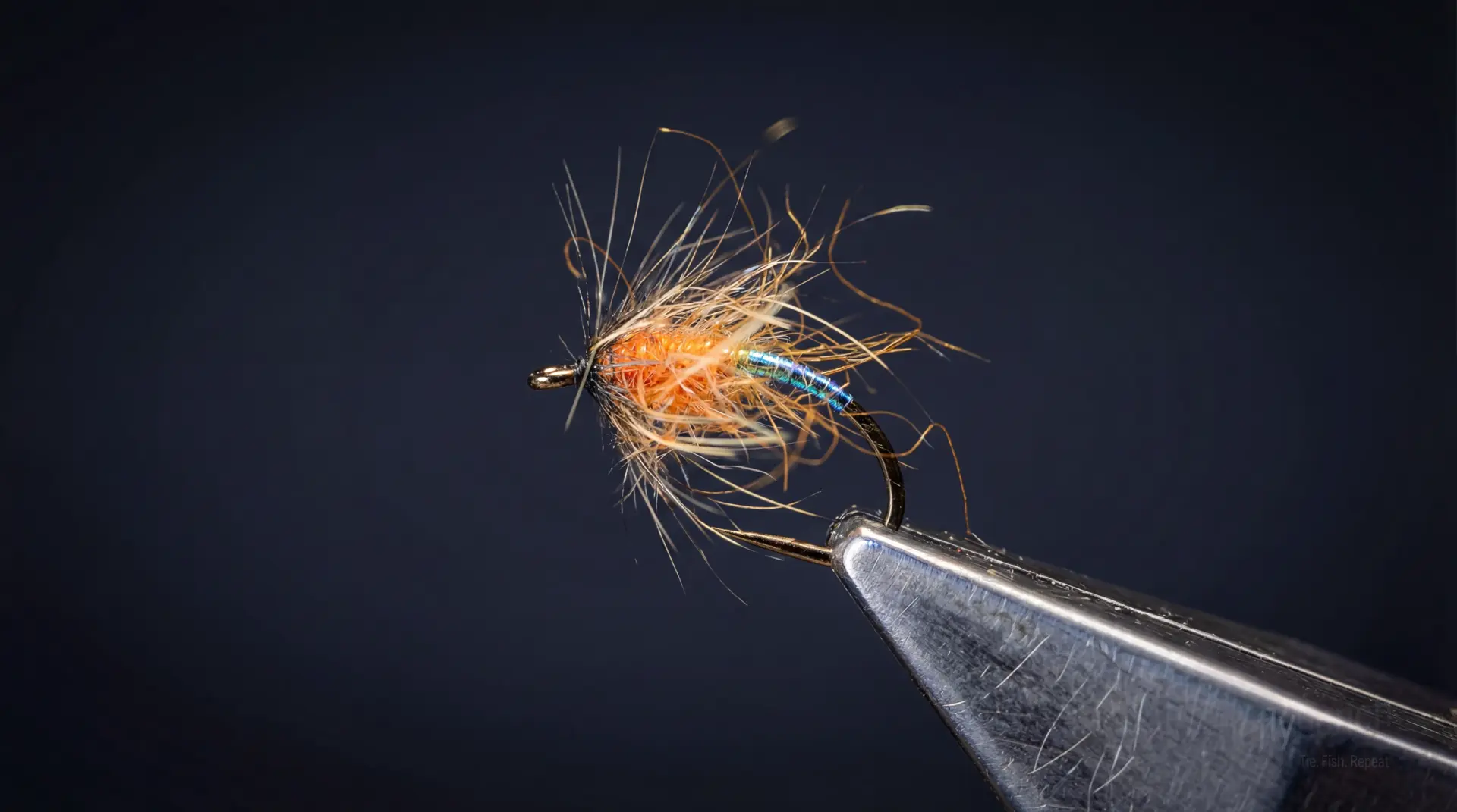 Shuck Raider fly pattern - imitates Mayflies, Caddis tied for Trout