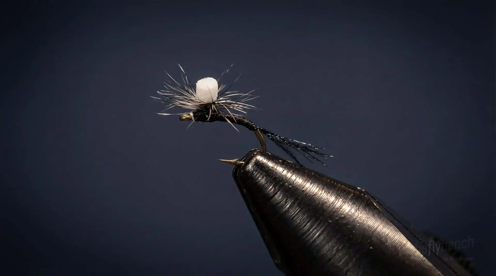 Sprout Midge fly pattern - imitates Midges tied for Trout
