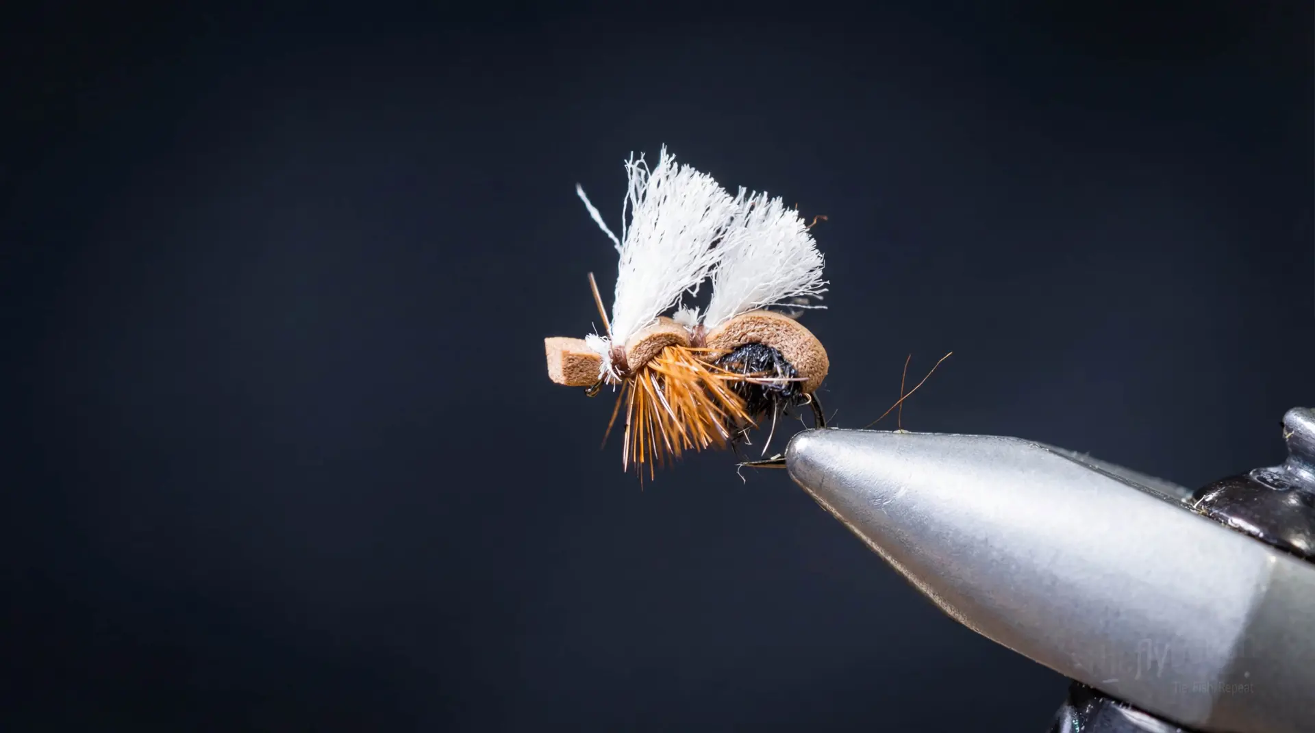 Stubby Ant fly pattern - imitates Ants tied for Trout