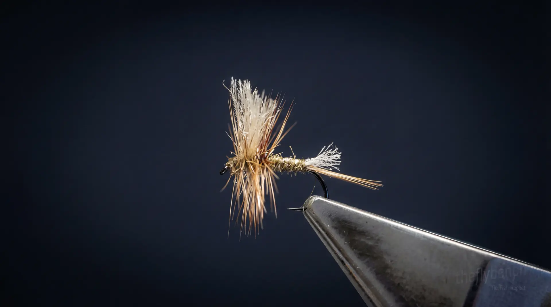 Z-Dun fly pattern - imitates Mayflies tied for Trout