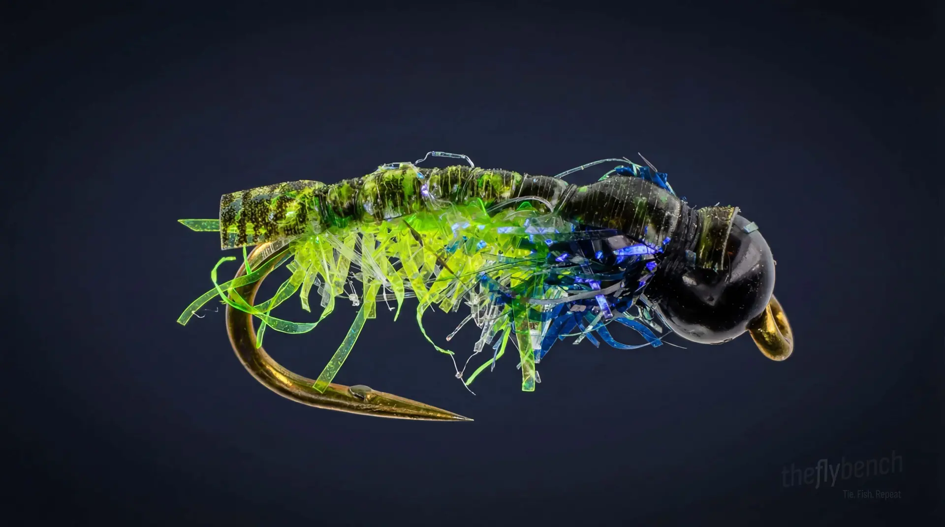 Czech Catnip fly pattern - imitates Mayfly Nymphs tied for Trout