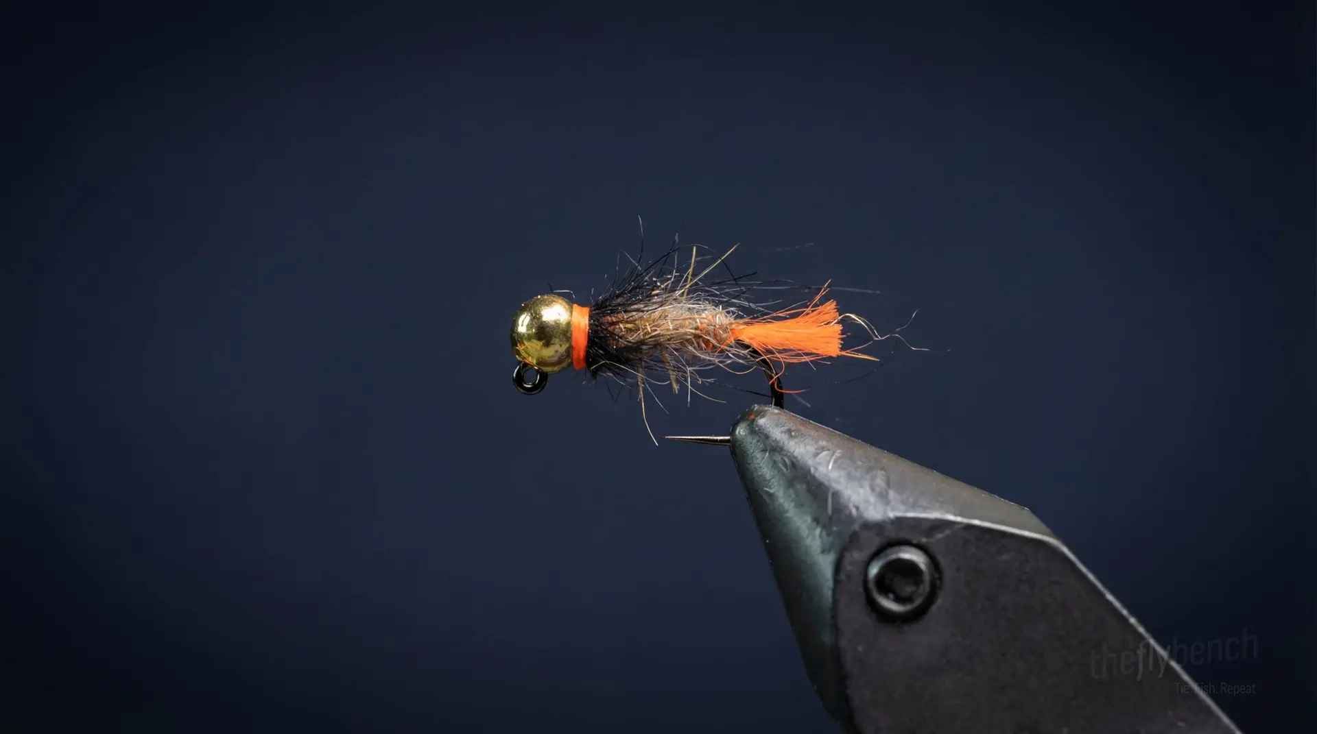 Dread Tag Jig fly pattern - imitates Mayfly Nymphs, Caddis Larvae tied for Trout
