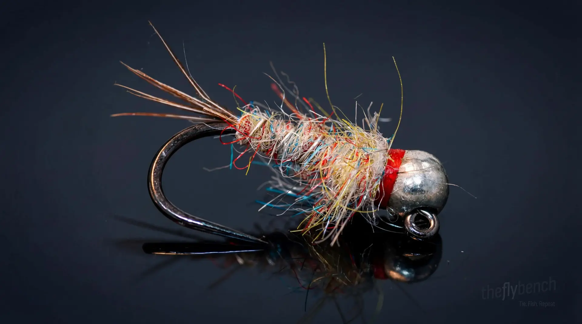 Euro Tungsten Surveyor fly pattern - imitates Mayflies, Stoneflies tied for Trout