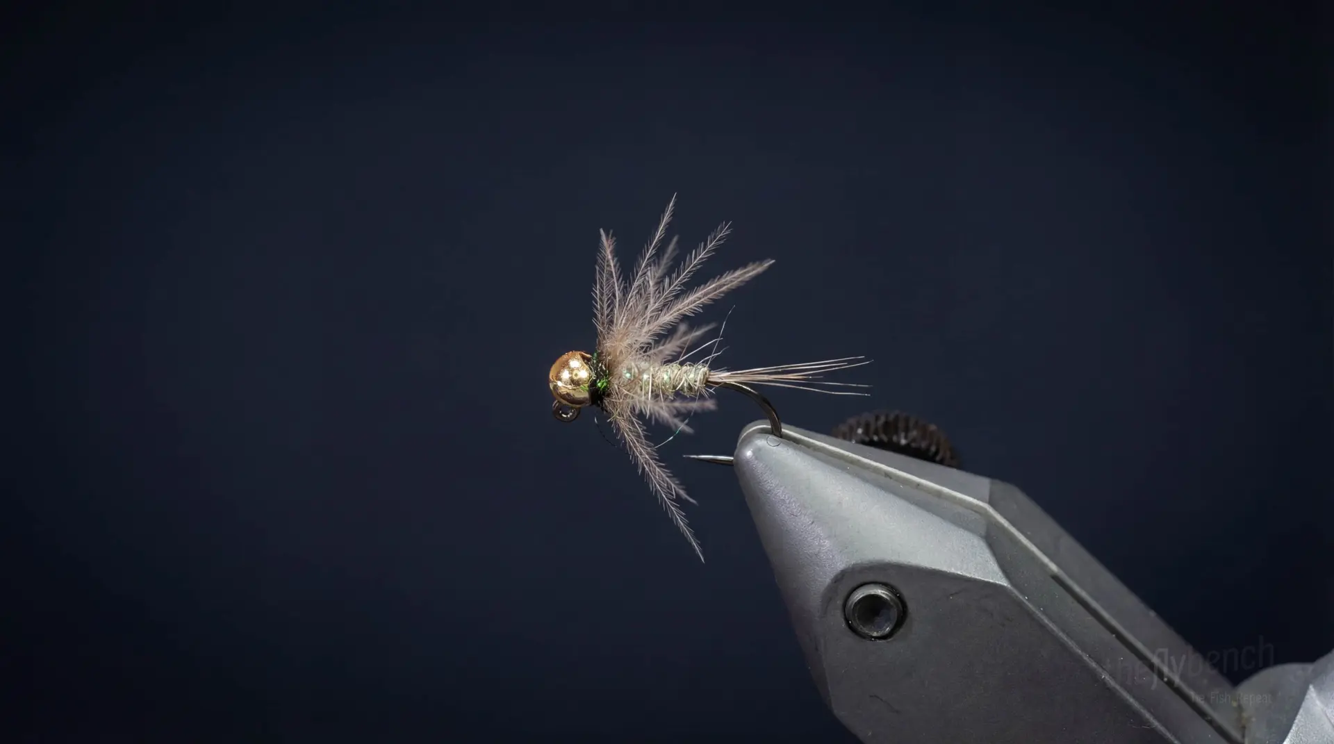 Graffam's Hustler fly pattern - imitates Mayfly Nymphs tied for Trout