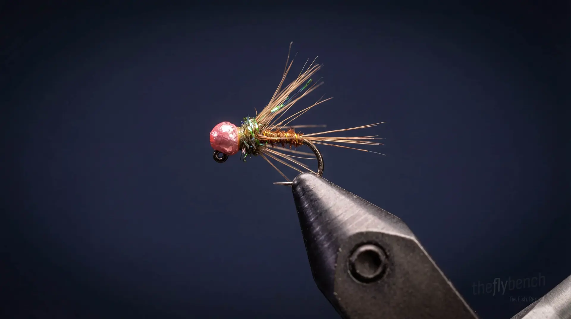 The Picric Frenchie fly pattern - imitates Mayfly Nymphs tied for Trout
