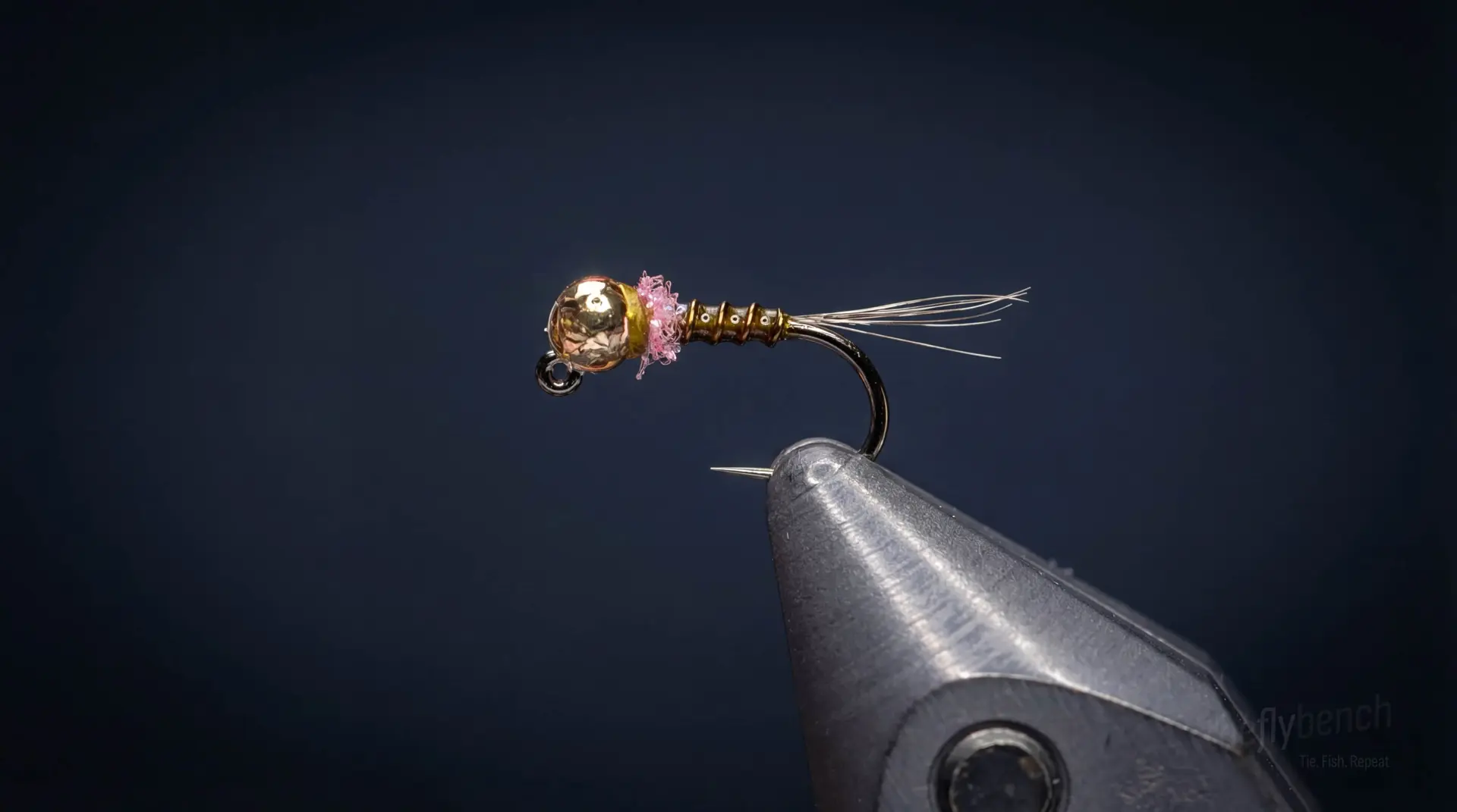 The Thread Frenchie fly pattern - imitates Mayfly Nymphs, Attractor tied for Trout