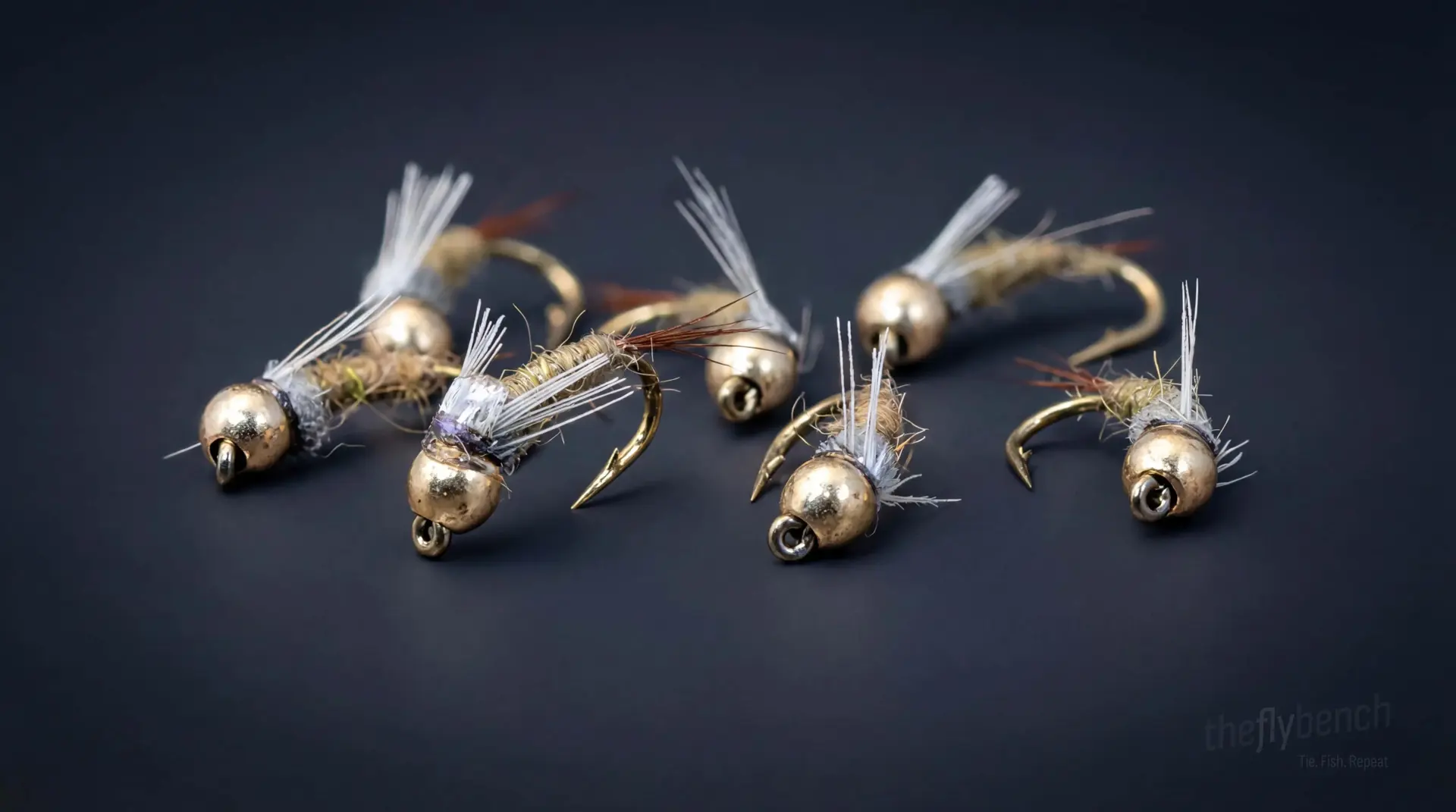 Bead Head Barr Emerger fly pattern - imitates Emerging Insects tied for Trout