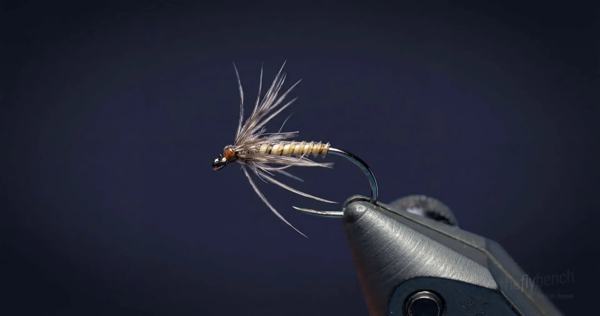 Biot Soft Hackle fly pattern - imitates Mayfly Nymphs tied for Trout