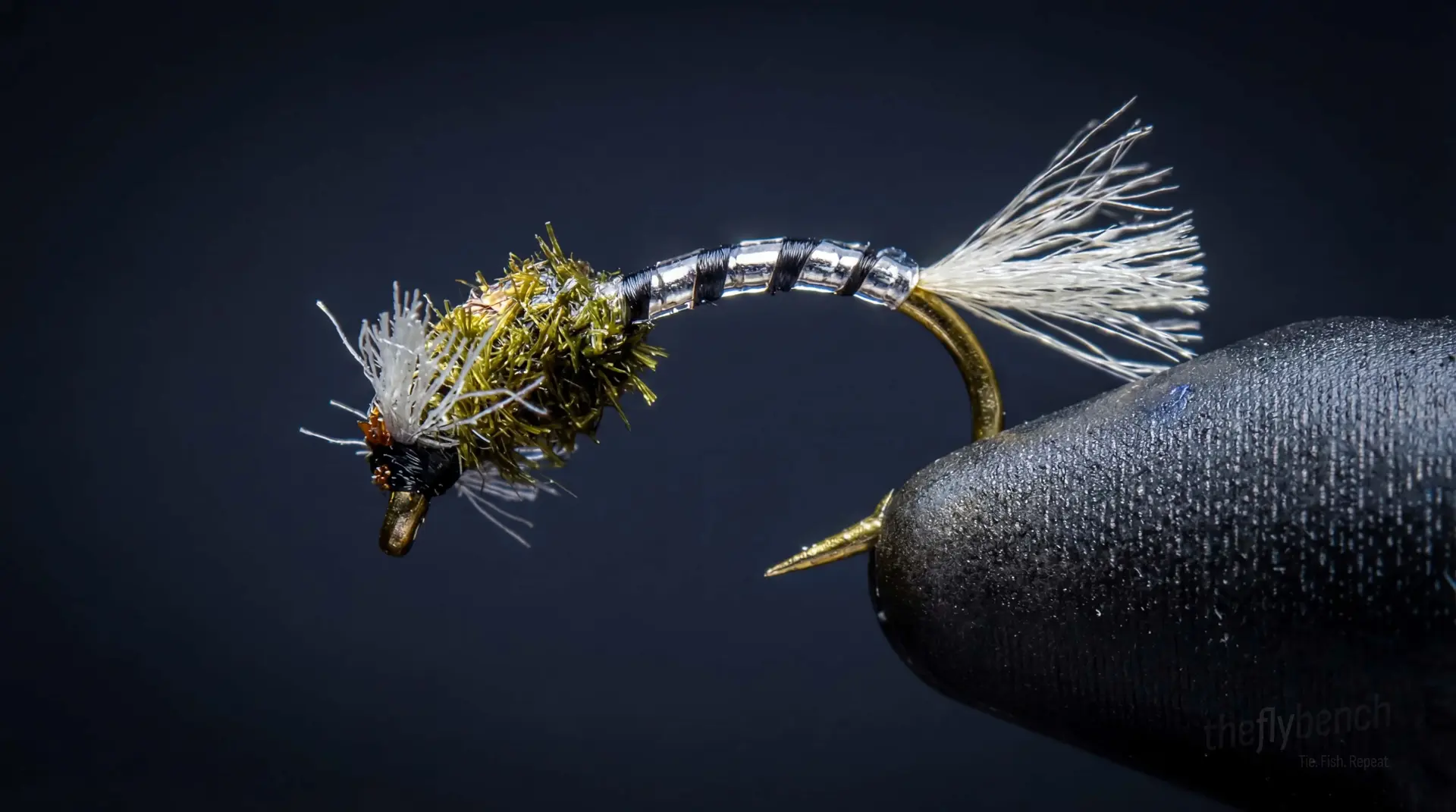 Chan's Chironomid fly pattern - imitates Midges tied for Trout