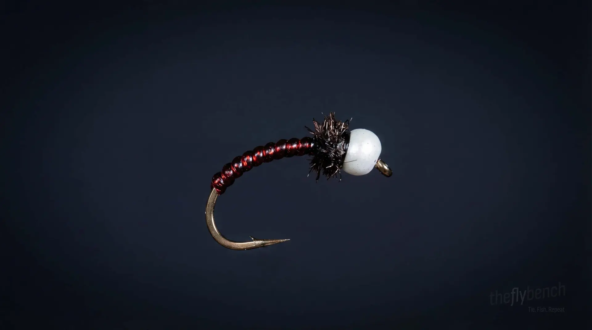 Chironocones fly pattern - imitates Midge Larvae tied for Trout