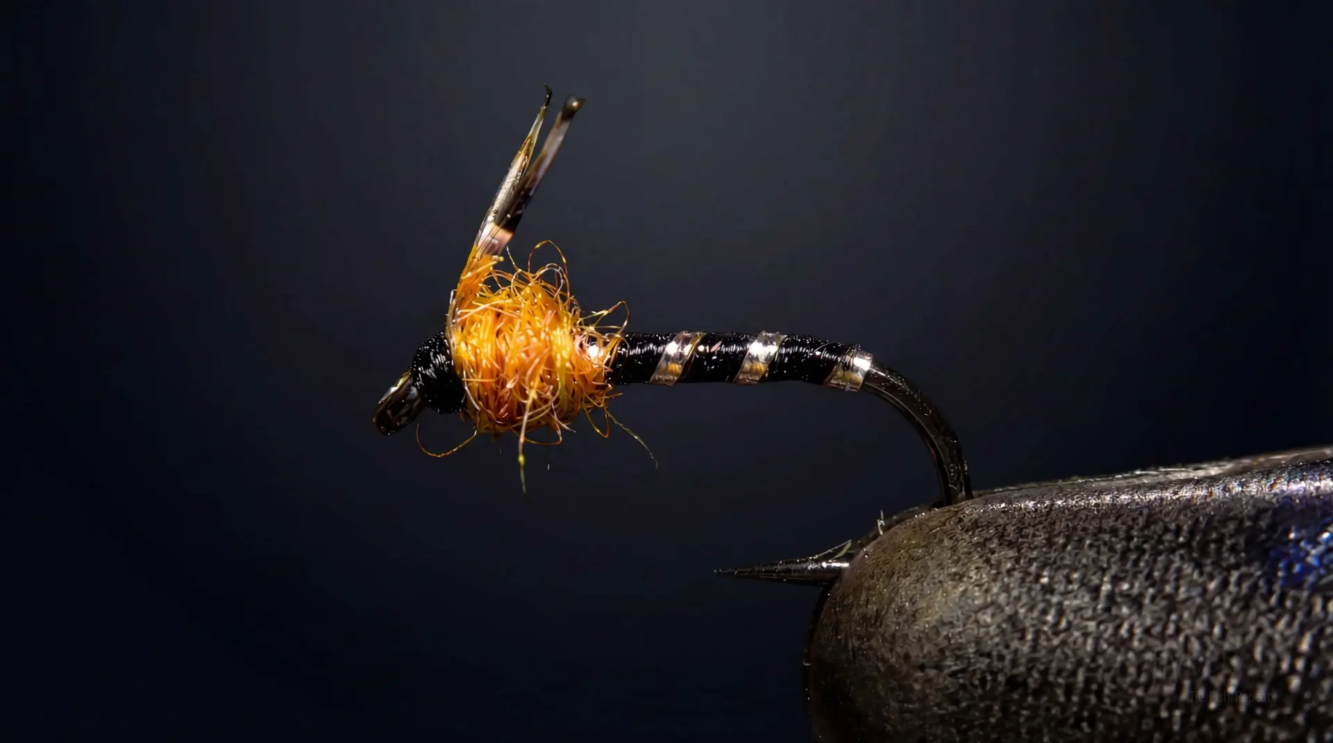 Copperhead Midge fly pattern - imitates Midges tied for Trout