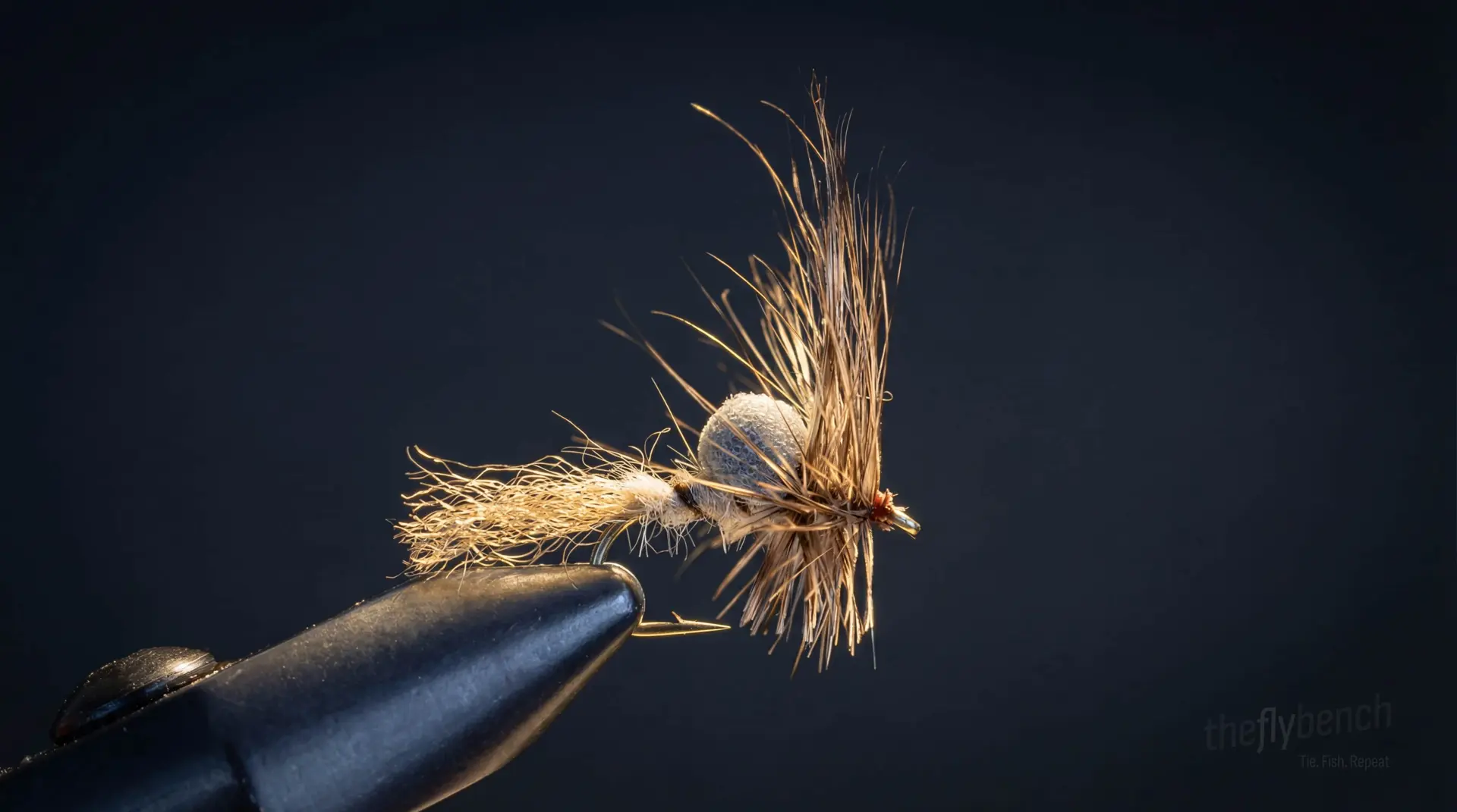Drake Mackerel Emerger fly pattern - imitates Mayflies tied for Trout