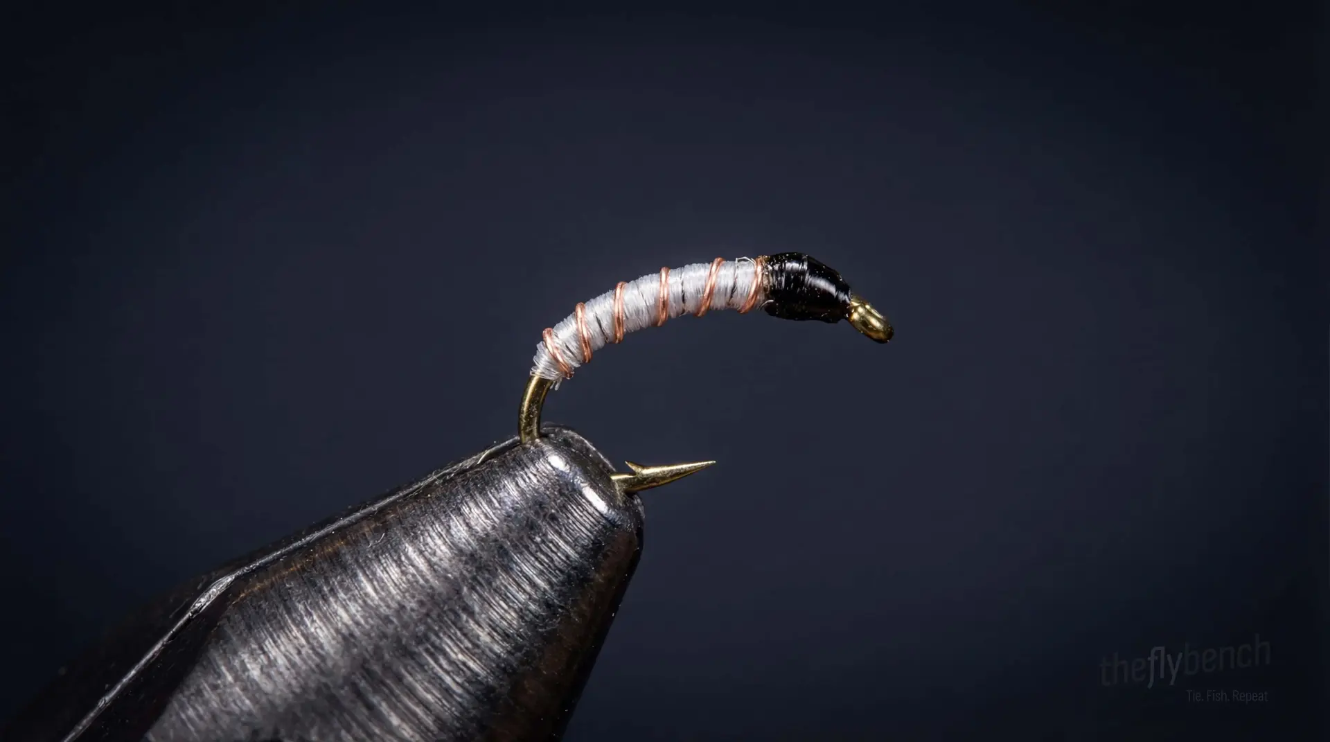 Glo Brite Miracle Midge fly pattern - imitates Midge Pupae tied for Trout