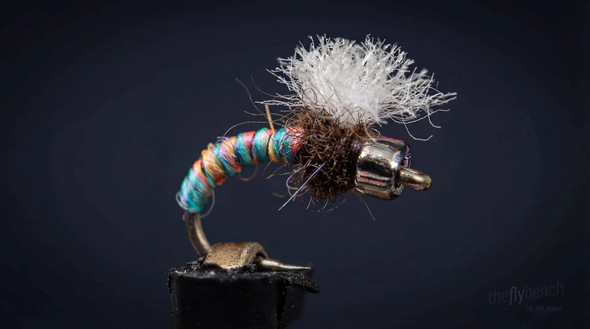 Hippie Chick Midge fly pattern - imitates Midges tied for Trout