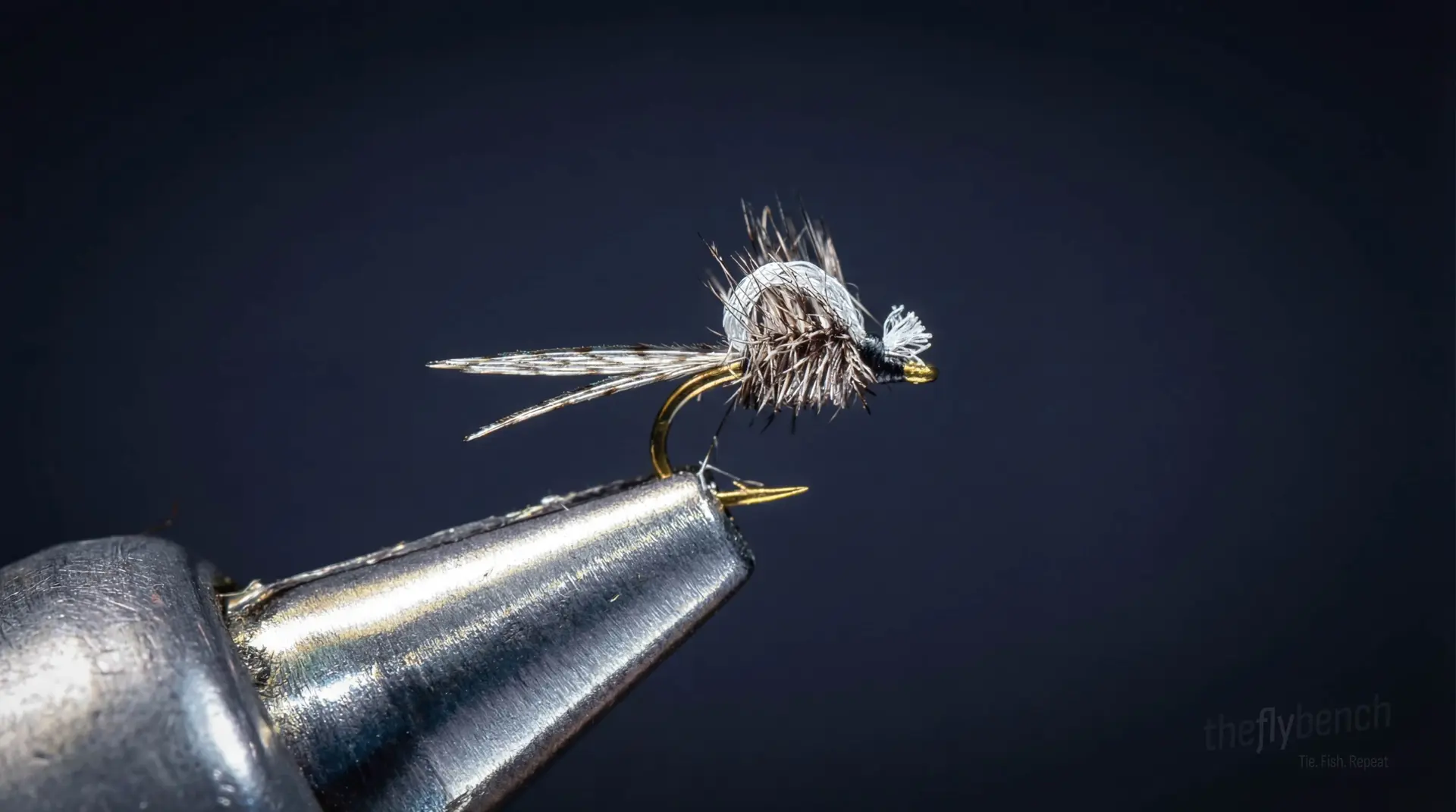 Kimball's Emerger fly pattern - imitates Midges, Emergers tied for Trout