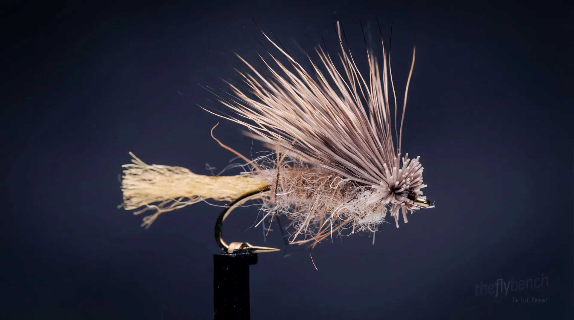 March Brown Emerger fly pattern - imitates March Brown Mayflies tied for Trout