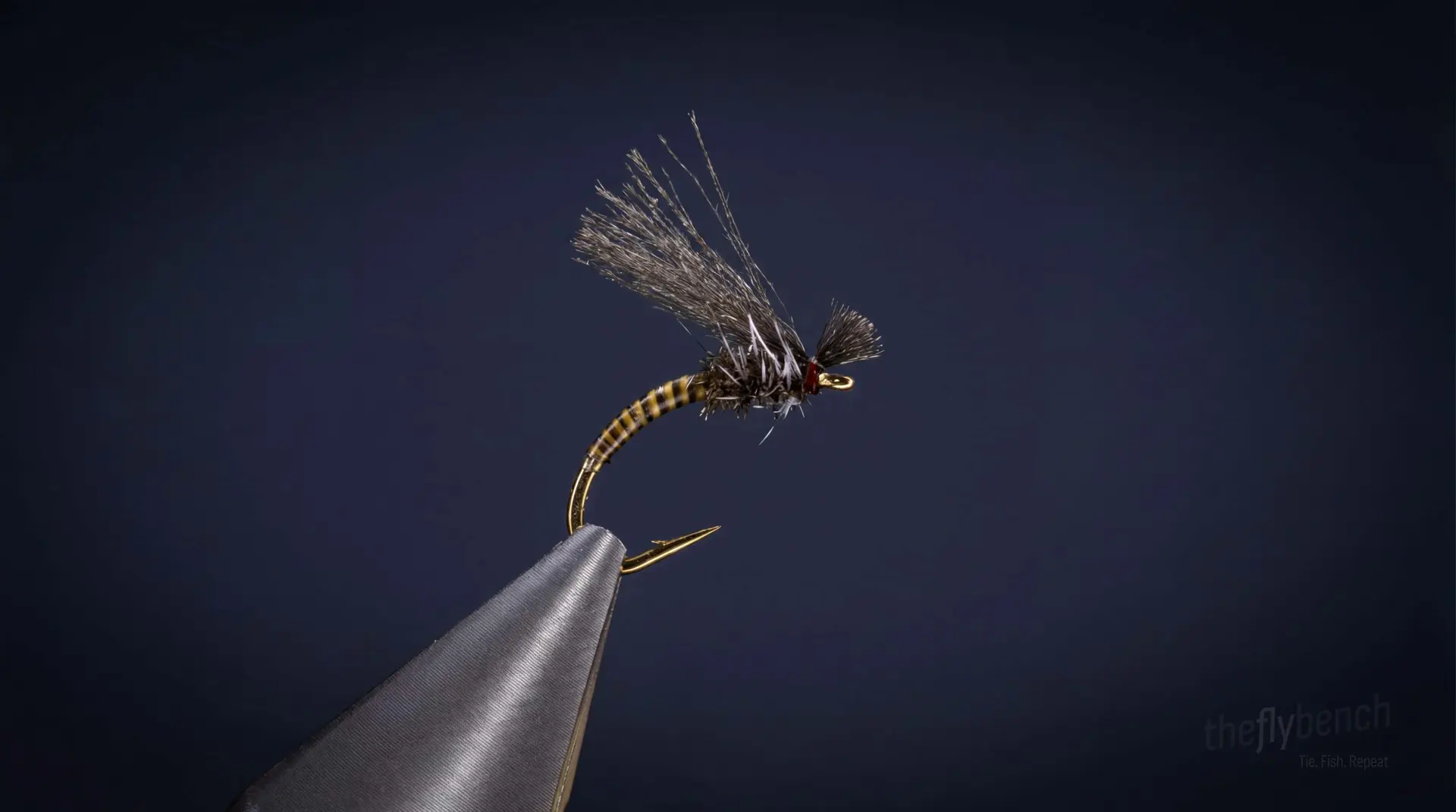 Poly Wing Midge fly pattern - imitates Midge Emergers tied for Trout