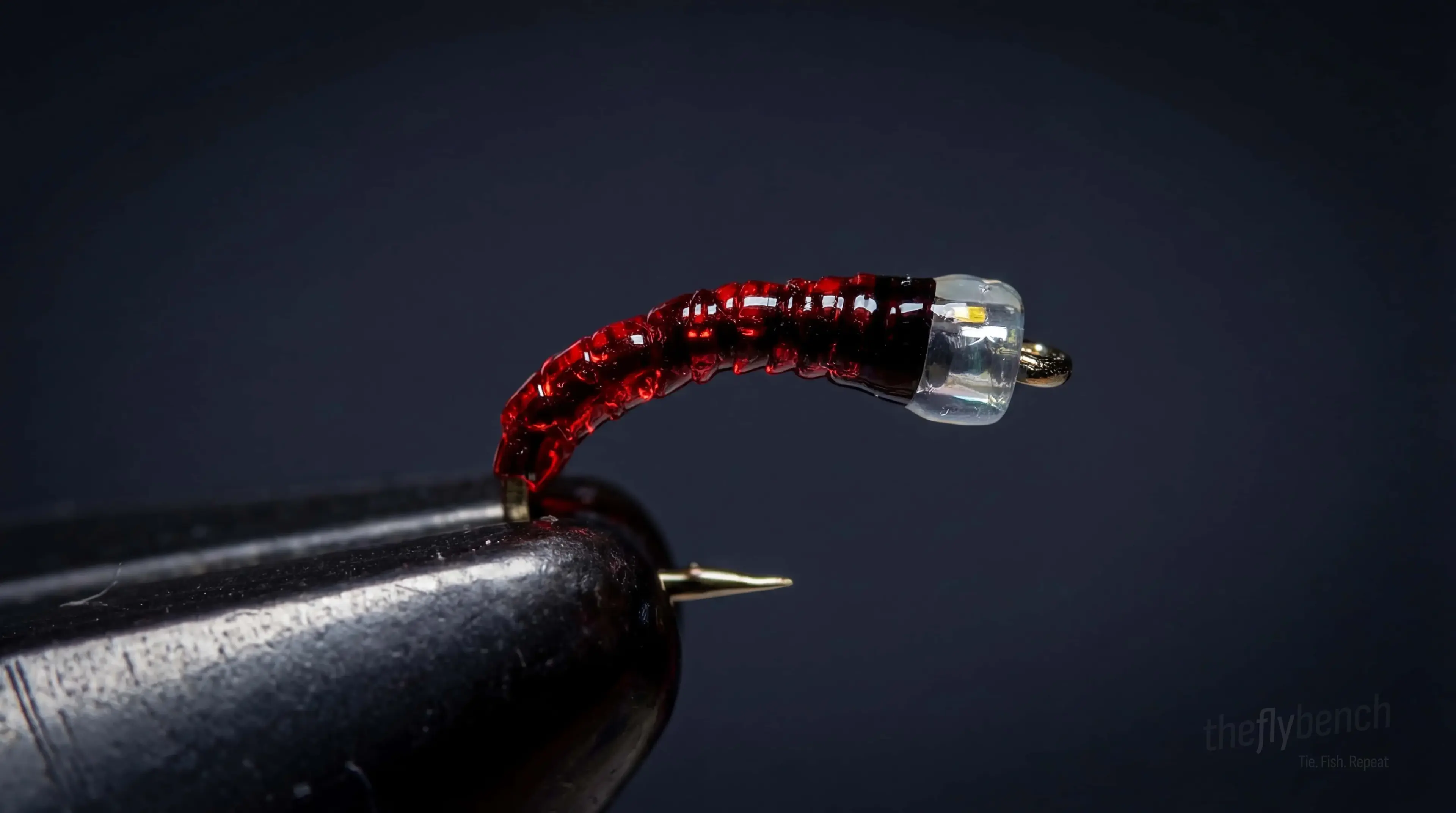 Red and Black Midge - Image source: The Fly Bench