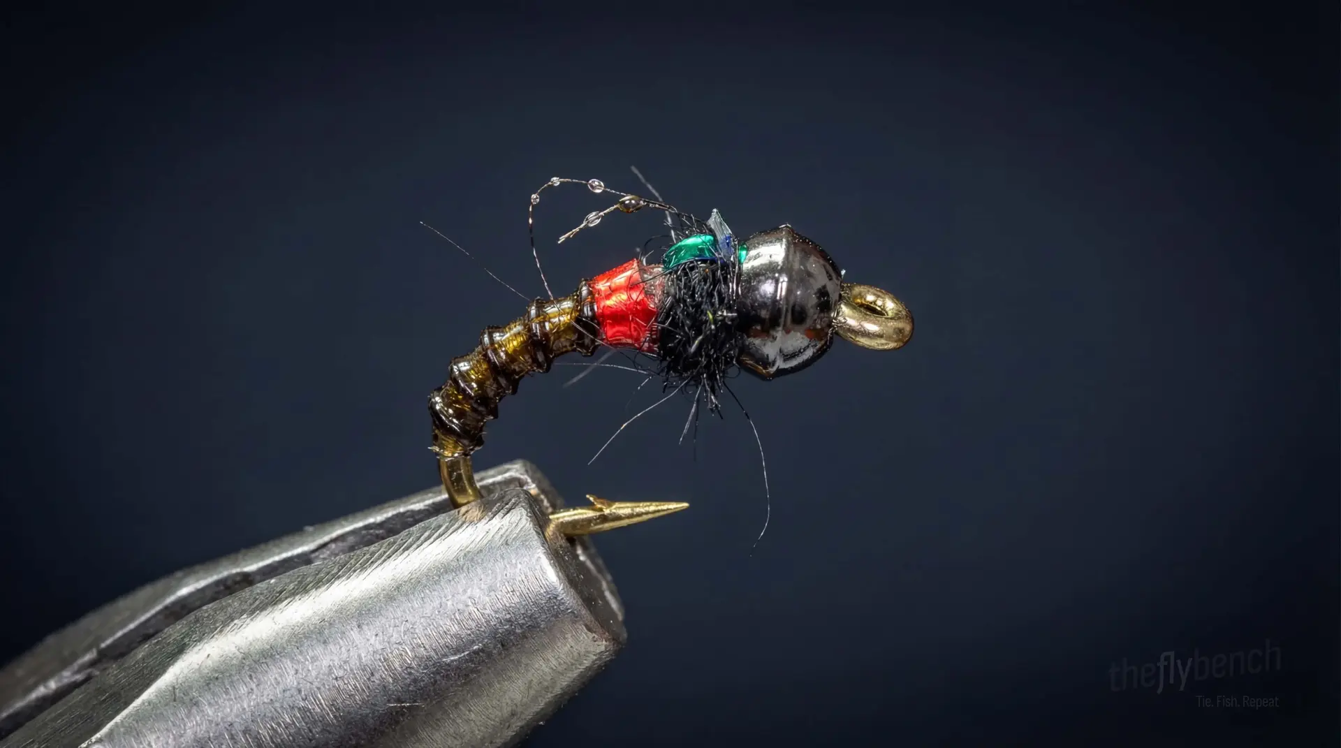 Red Neck Midge fly pattern - imitates Midges tied for Trout