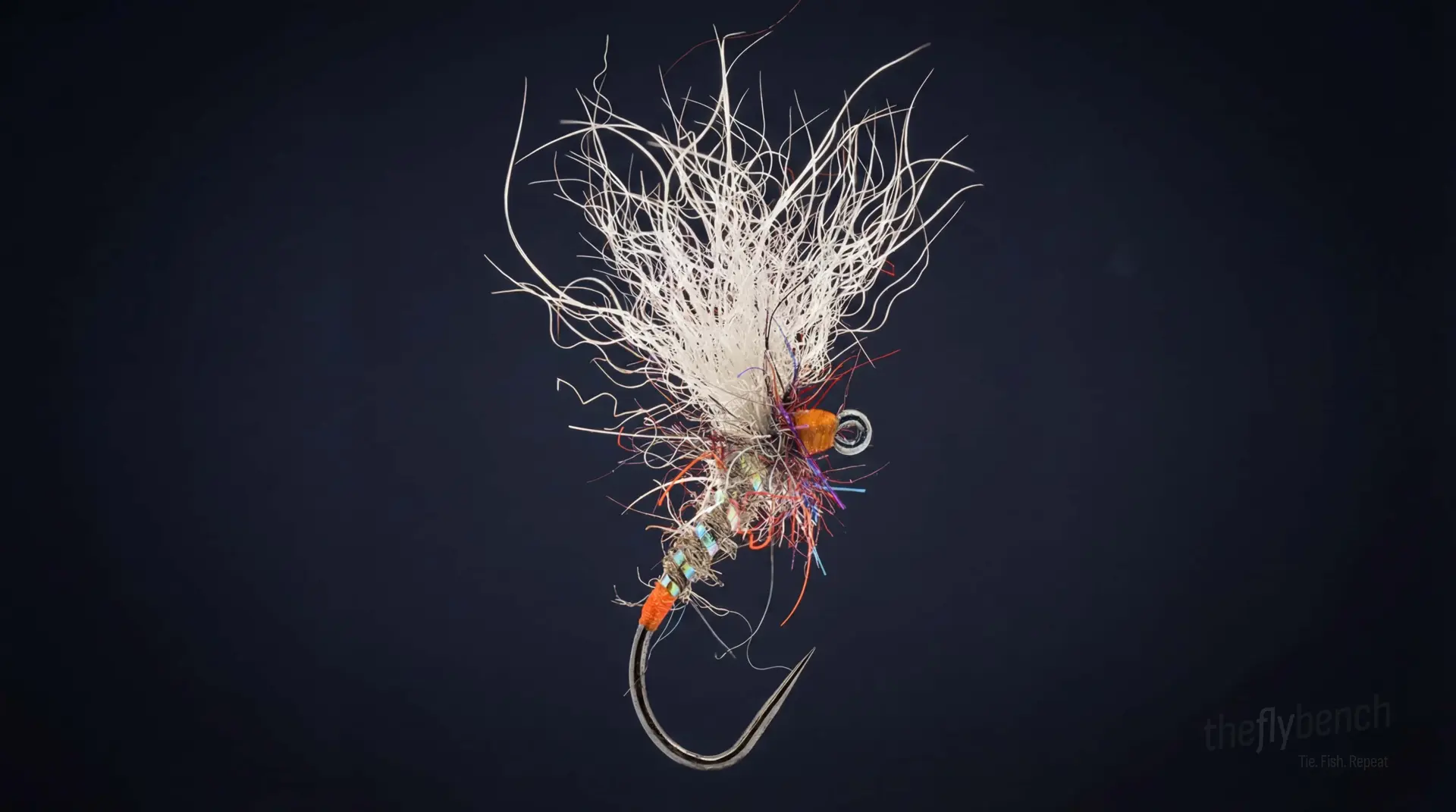 Snowshoe Emerger fly pattern - imitates Emerging Insects tied for Trout