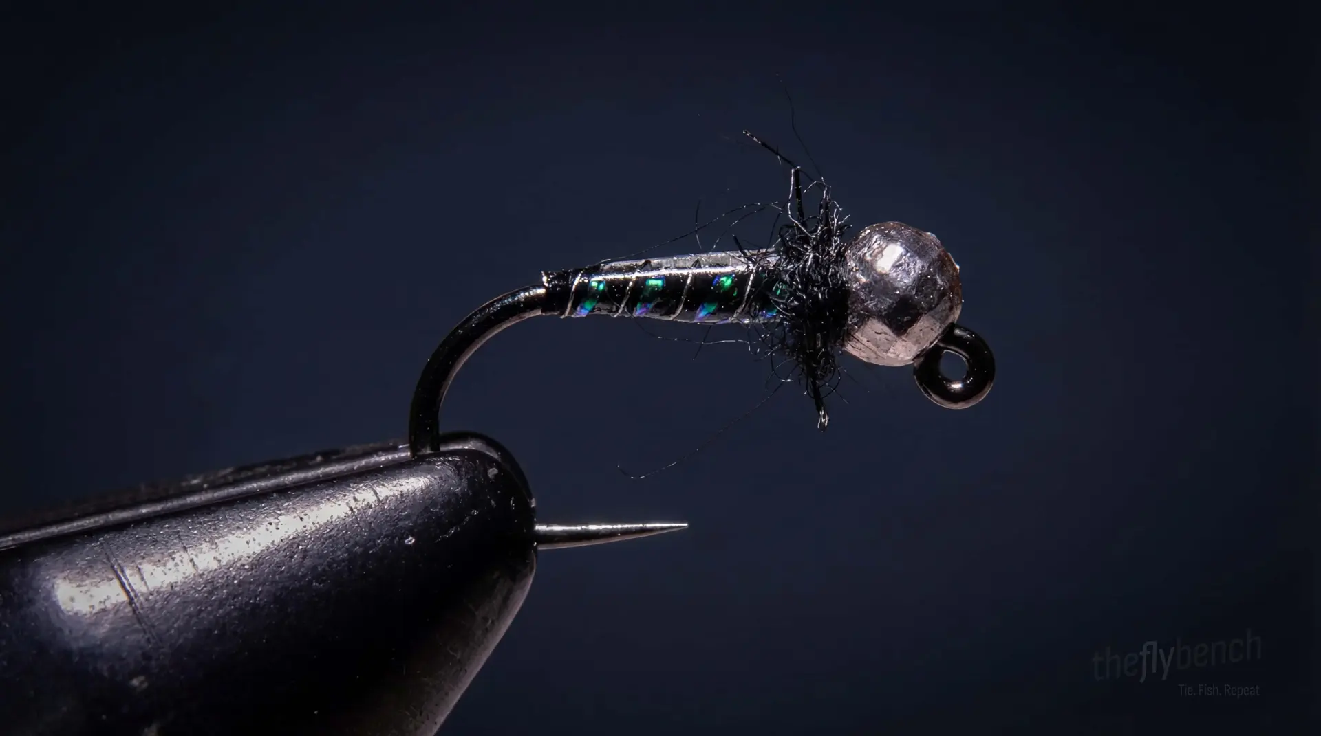 Turbo Midge fly pattern - imitates Midge Pupae tied for Trout