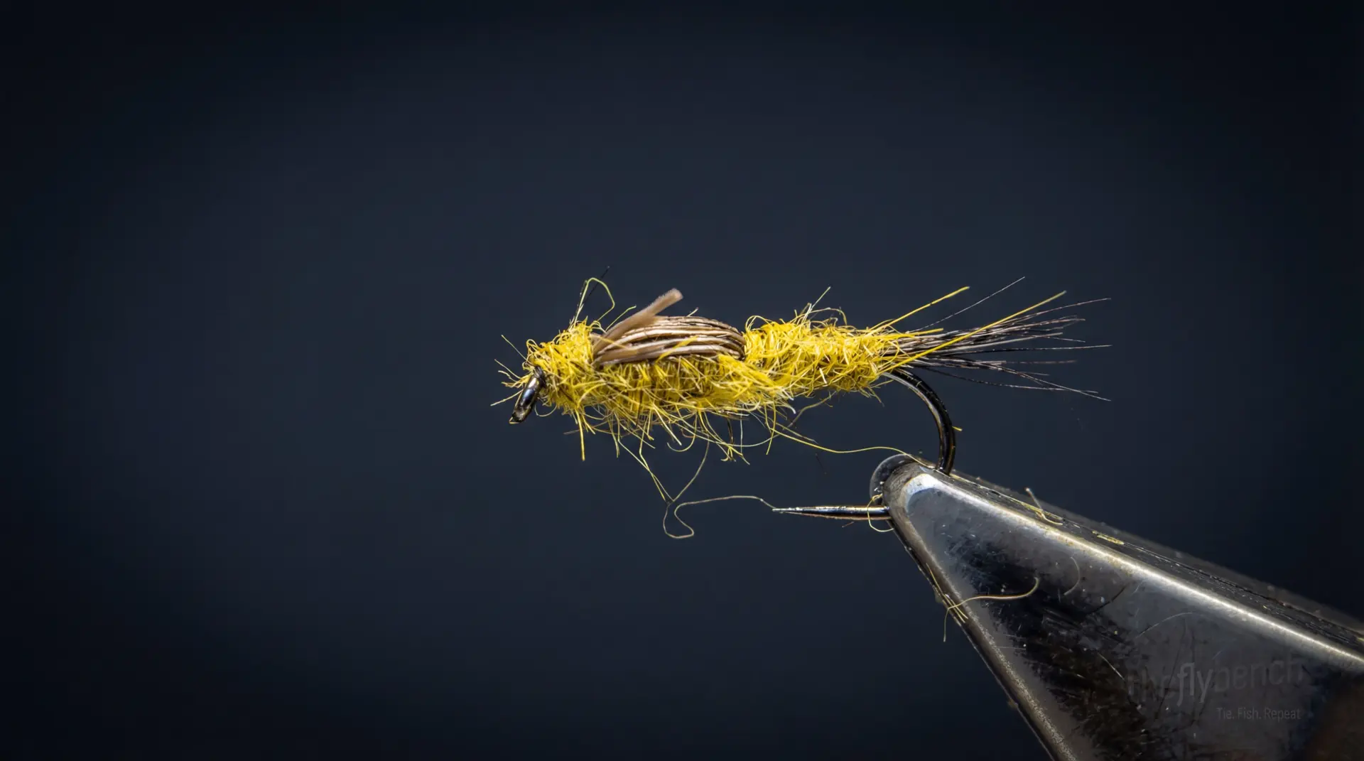 A.P. Nymph (generic) fly pattern - imitates Mayfly Nymphs tied for Trout