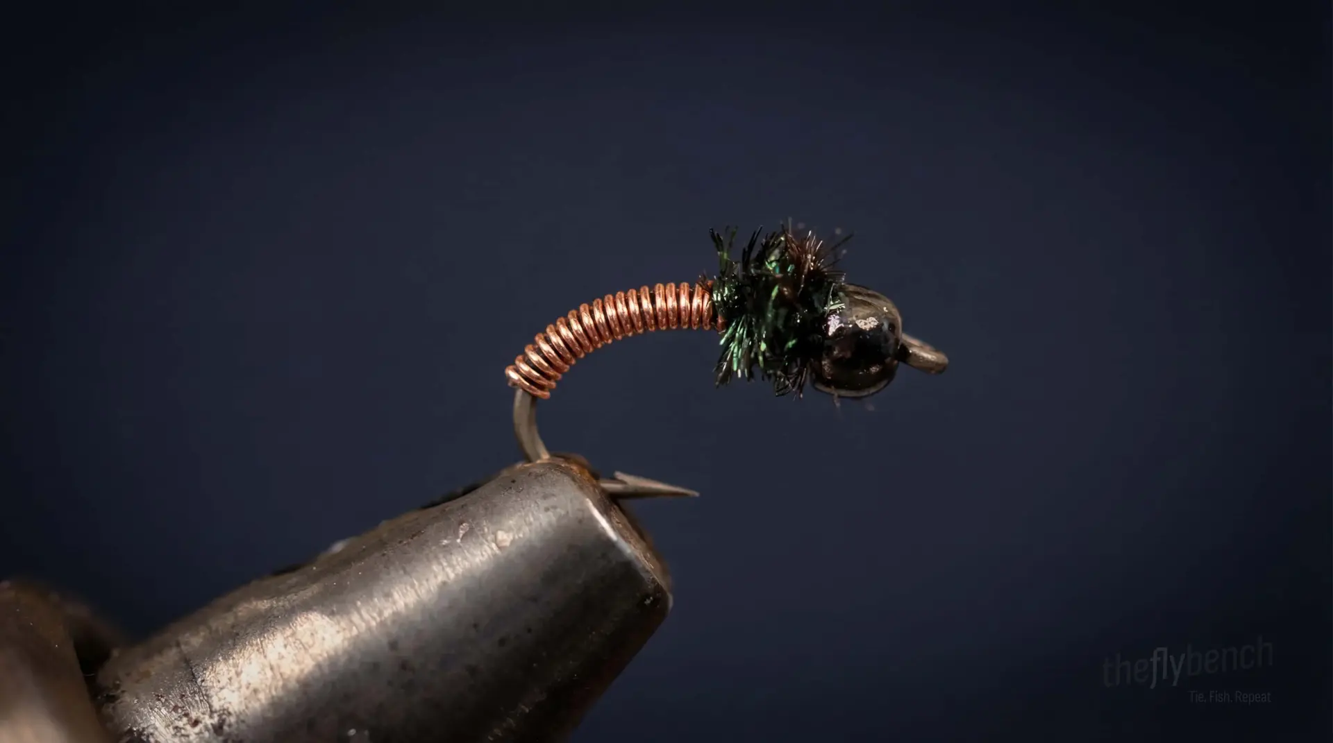 Bead Head Brassie fly pattern - imitates Midges tied for Trout